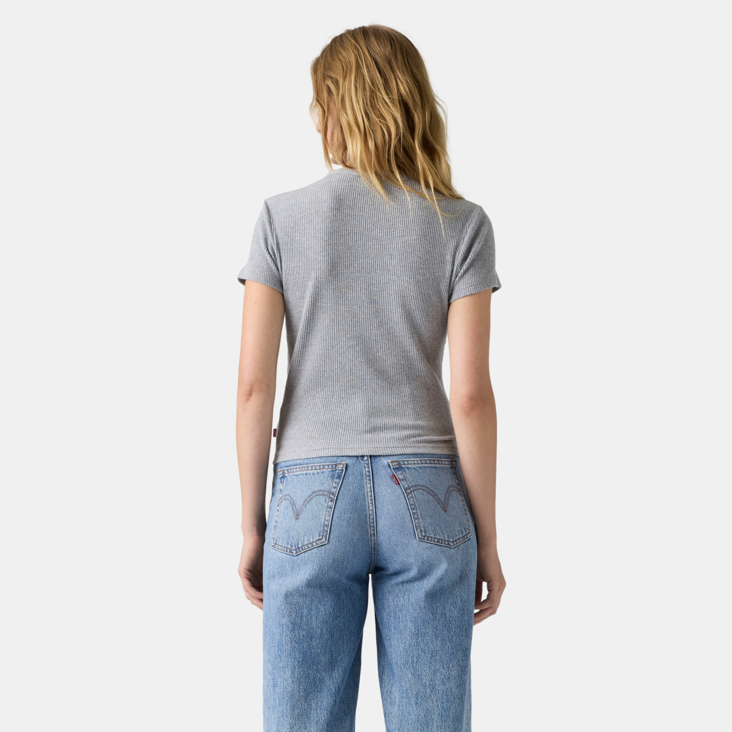 POLO MUJER RORY BUTTON THROUGH GRIS LEVIS 0086M-0005 - 2