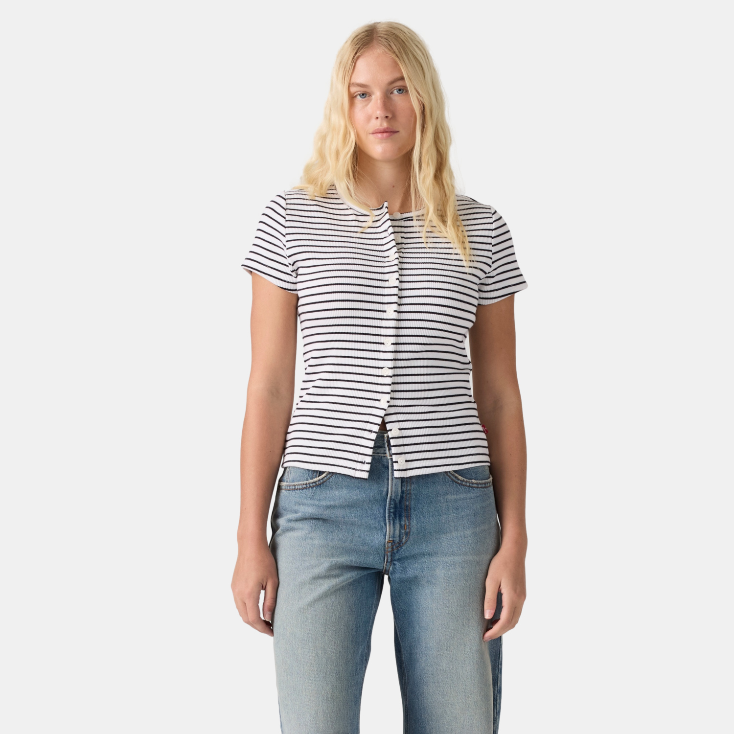 POLO MUJER RORY BUTTON THROUGH MULTICOLOR LEVIS 0086M-0003 - 1