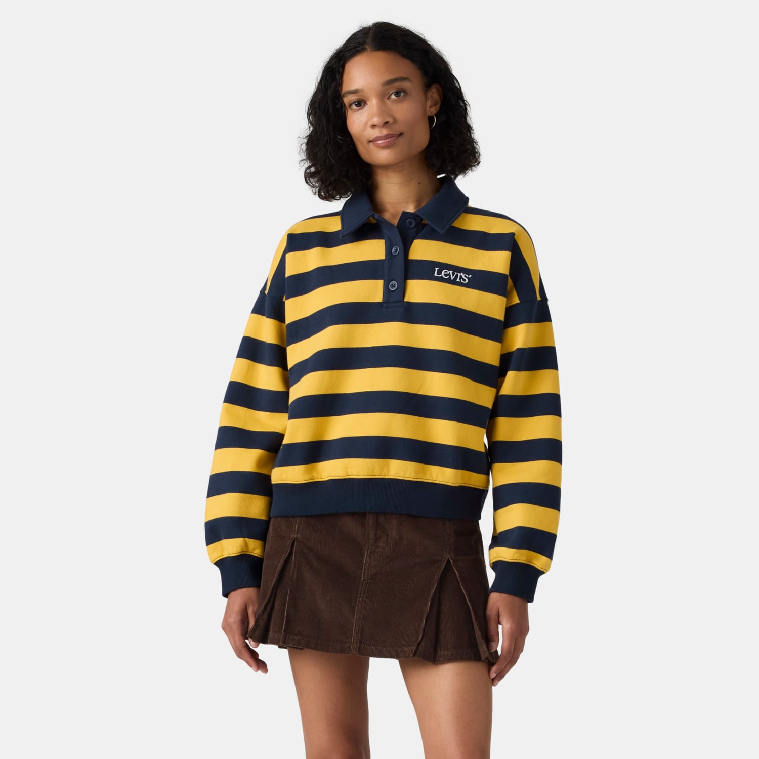 POLERÓN MUJER VINTAGE RUGBY MULTICOLOR LEVIS 008SX-0000 - 1