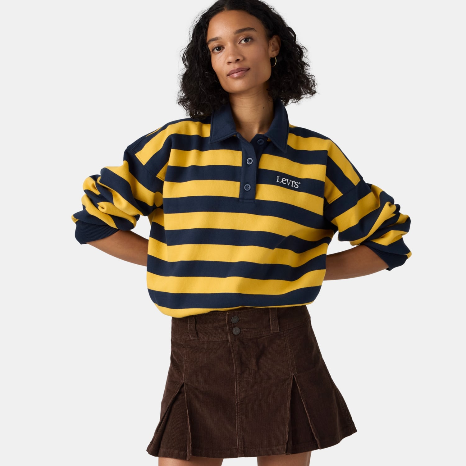 POLERÓN MUJER VINTAGE RUGBY MULTICOLOR LEVIS 008SX-0000 - 3