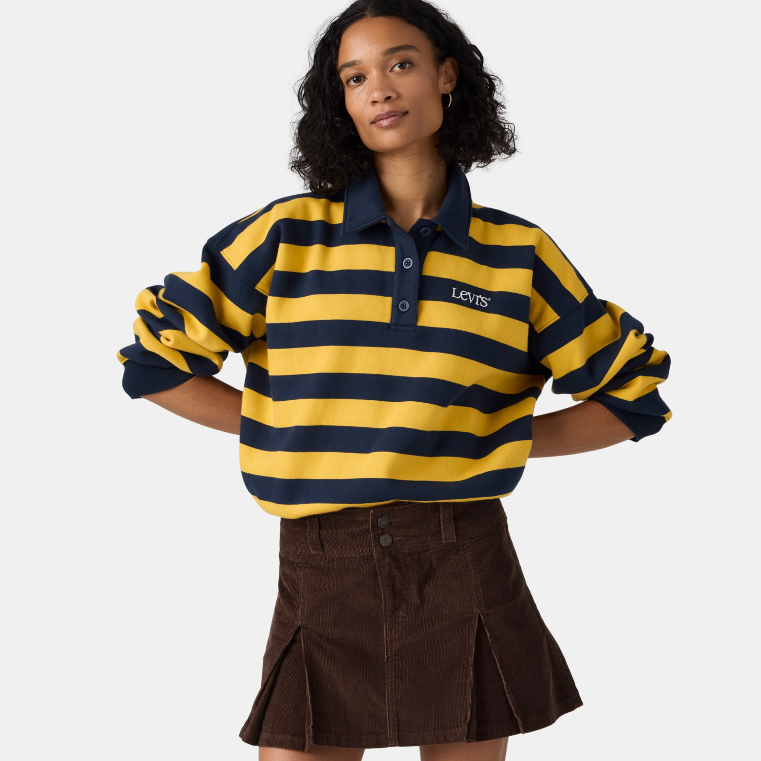 POLERÓN MUJER VINTAGE RUGBY MULTICOLOR LEVIS 008SX-0000 - 3