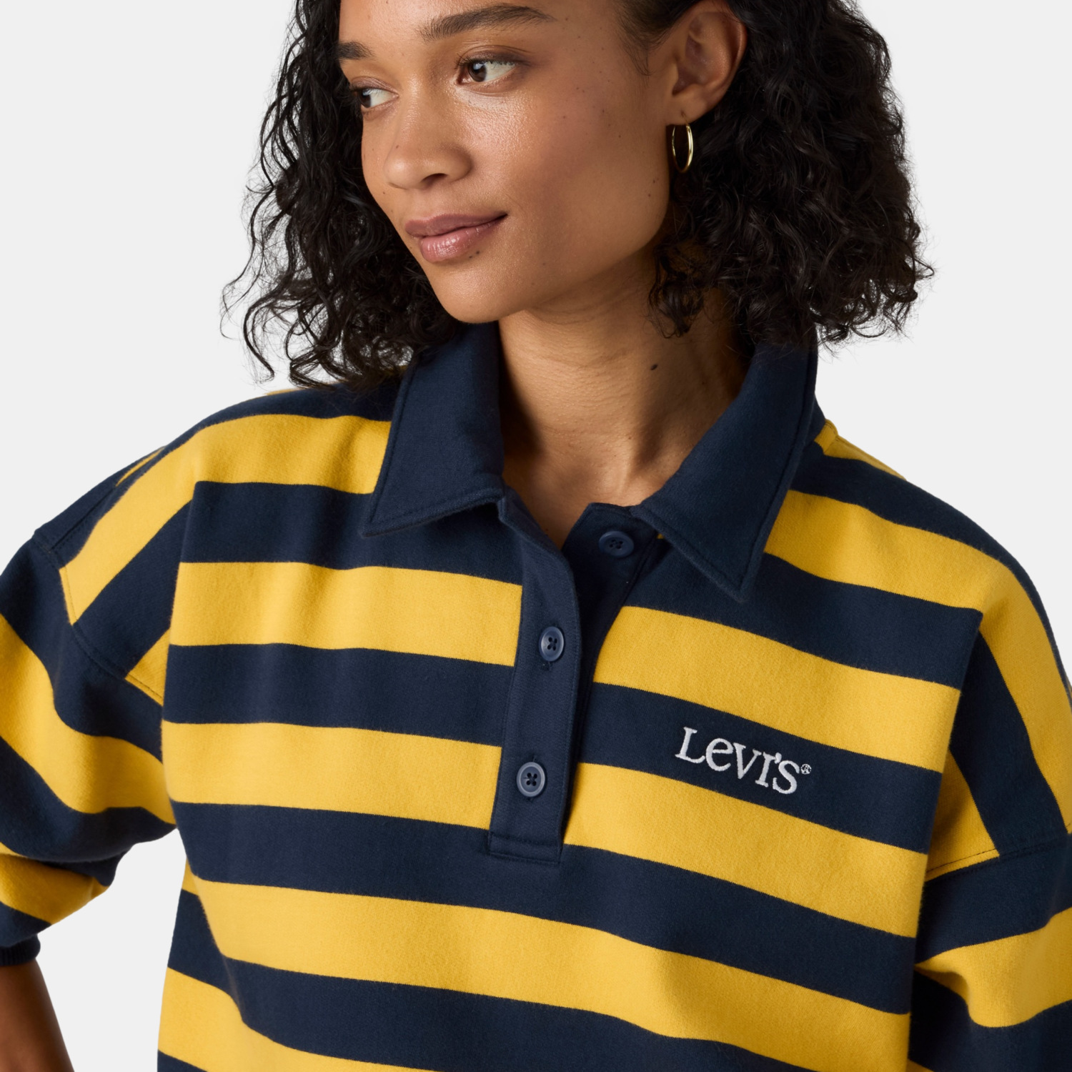 POLERÓN MUJER VINTAGE RUGBY MULTICOLOR LEVIS 008SX-0000 - 4