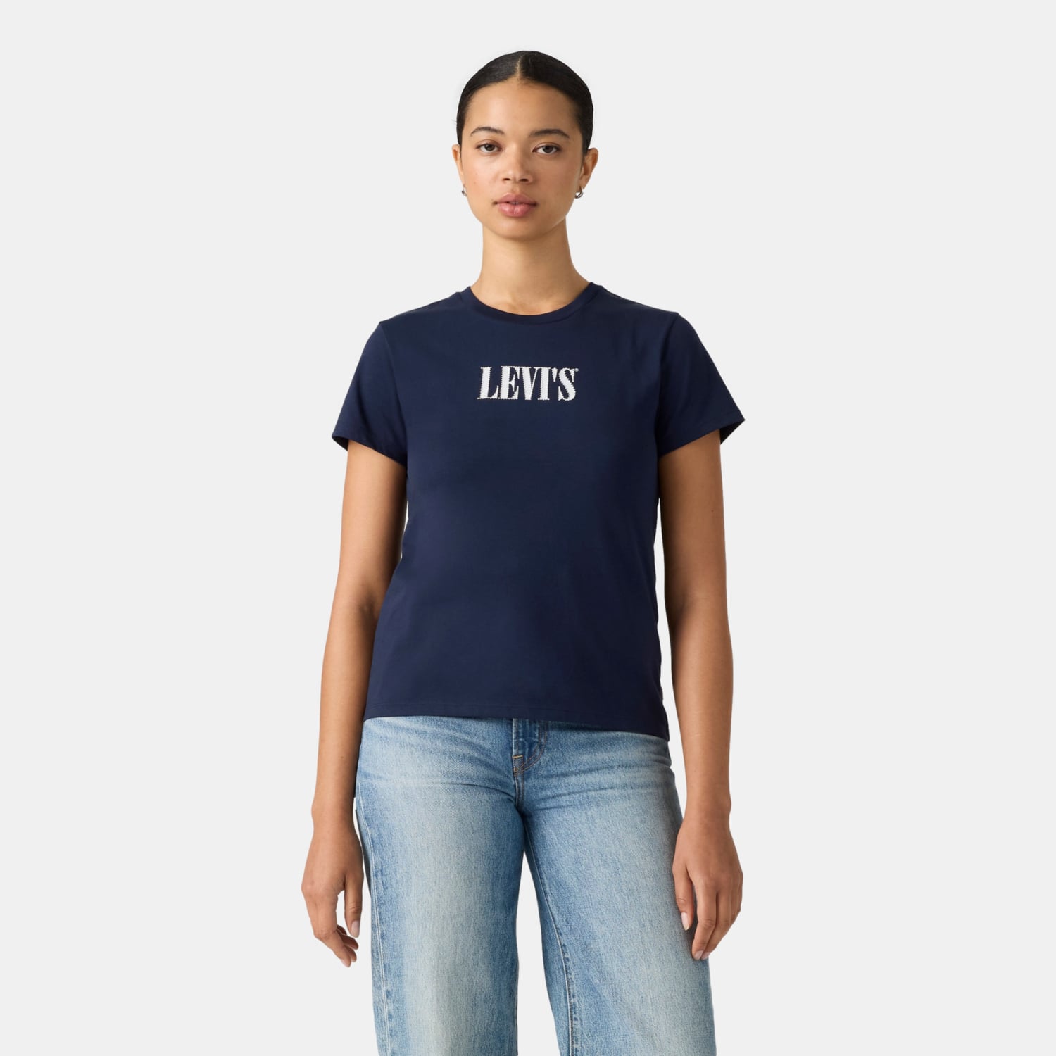 POLO MUJER THE PERFECT TEE AZUL LEVIS 17369-3494 - 1