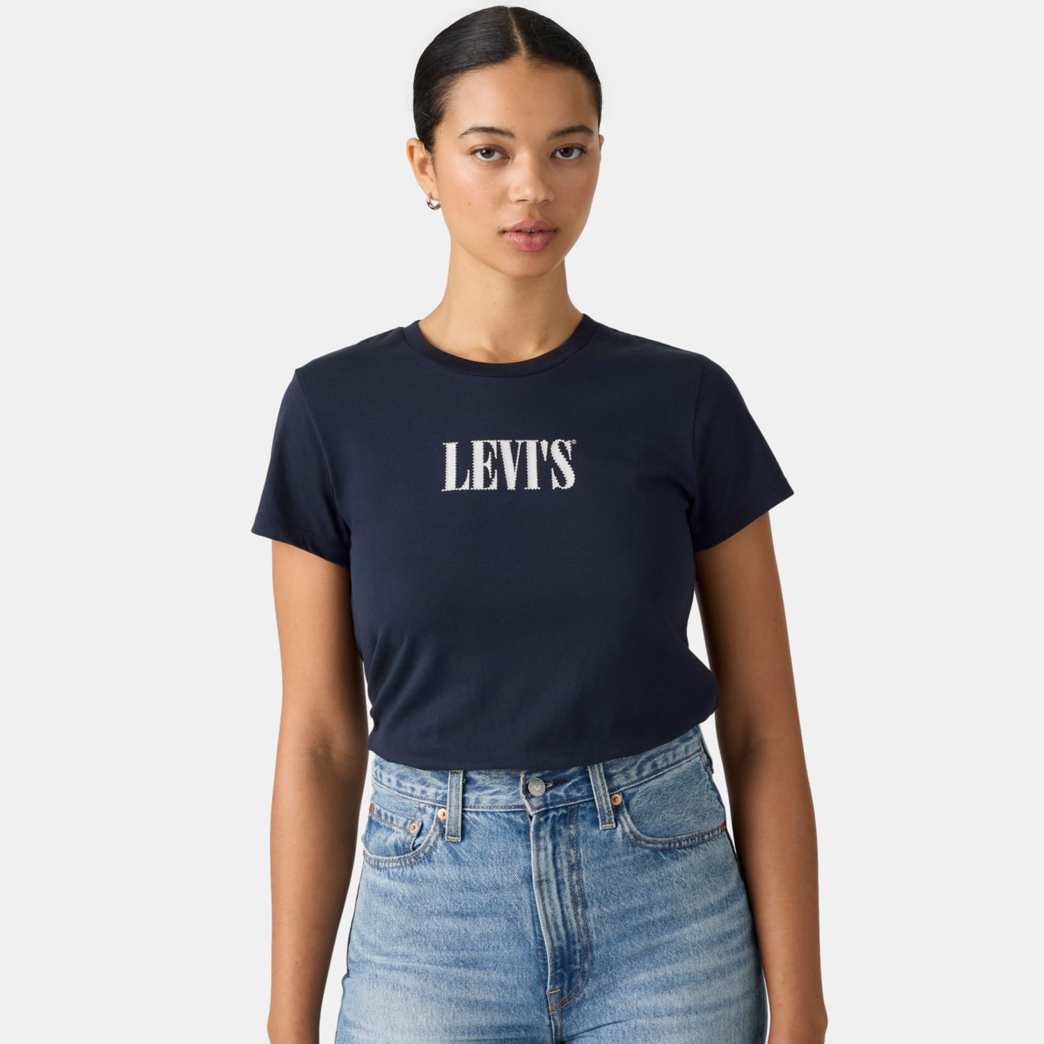 POLO MUJER THE PERFECT TEE AZUL LEVIS 17369-3494 - 3