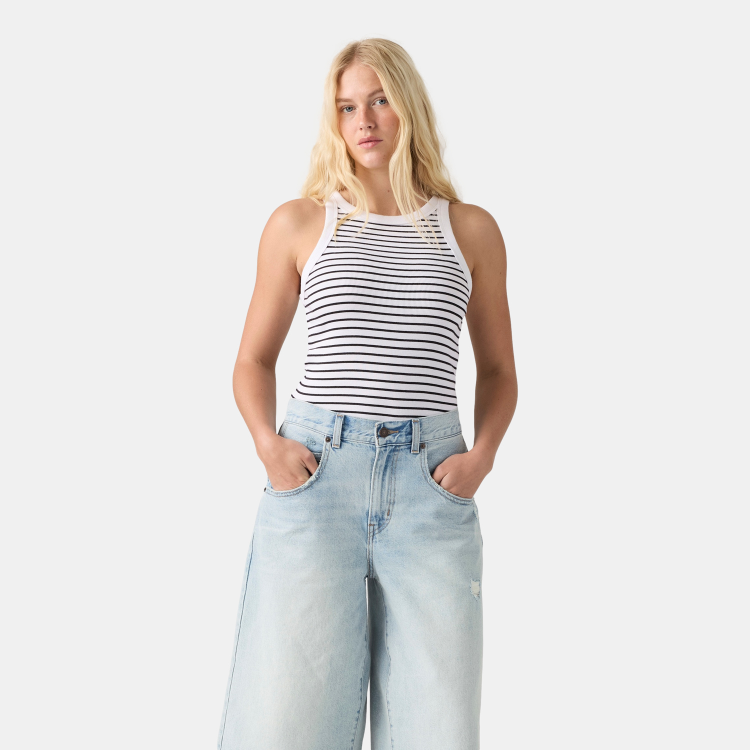 POLO MUJER ESSENTIAL RACER TANK MULTICOLOR LEVIS A3381-0050 - 1