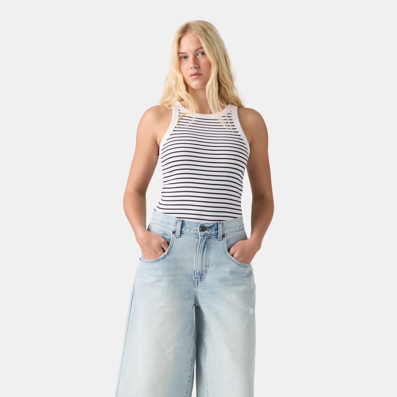 POLO MUJER ESSENTIAL RACER TANK MULTICOLOR LEVIS A3381-0050 - 1