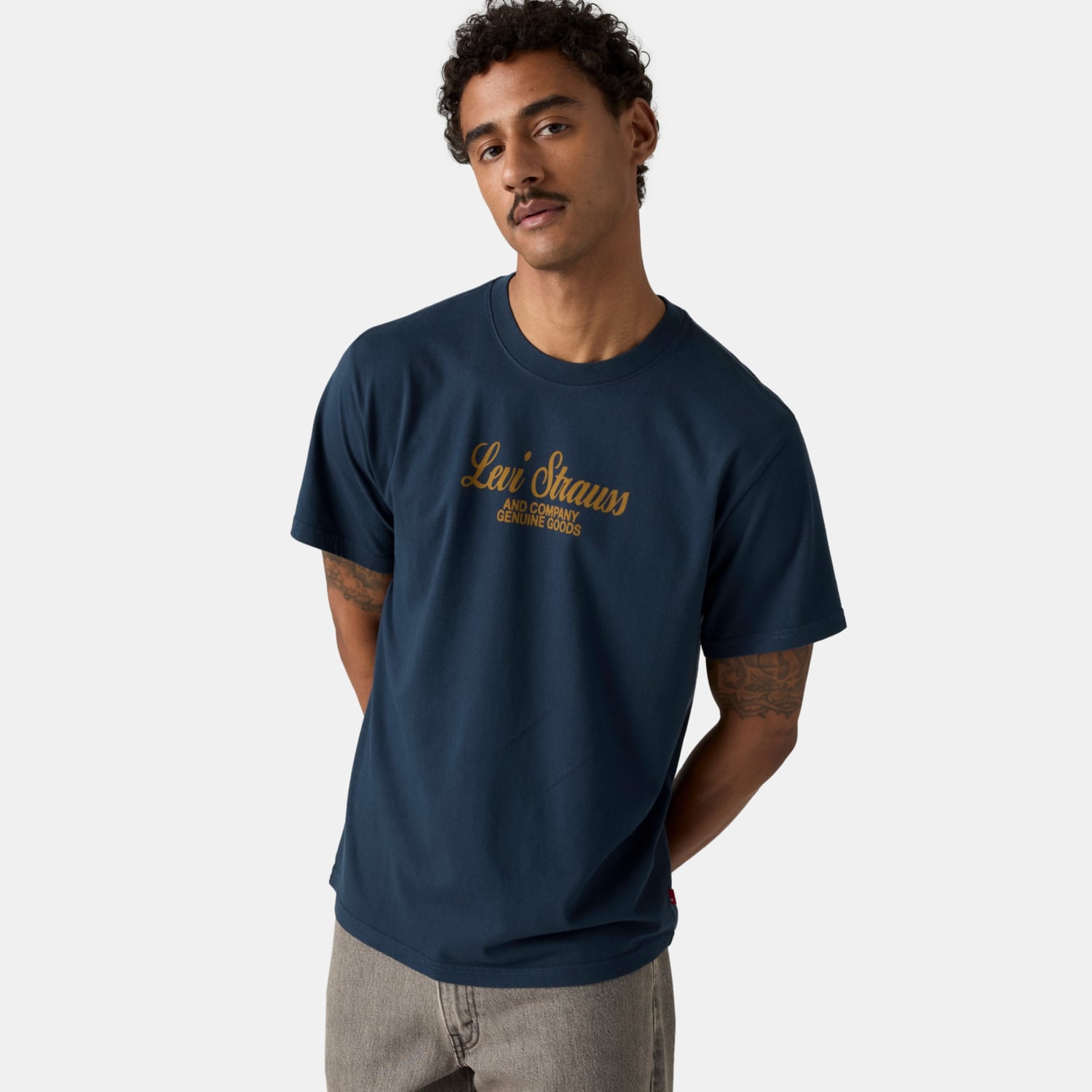 POLO HOMBRE RELAXED FIT TEE AZUL LEVIS 16143-2671 - 3