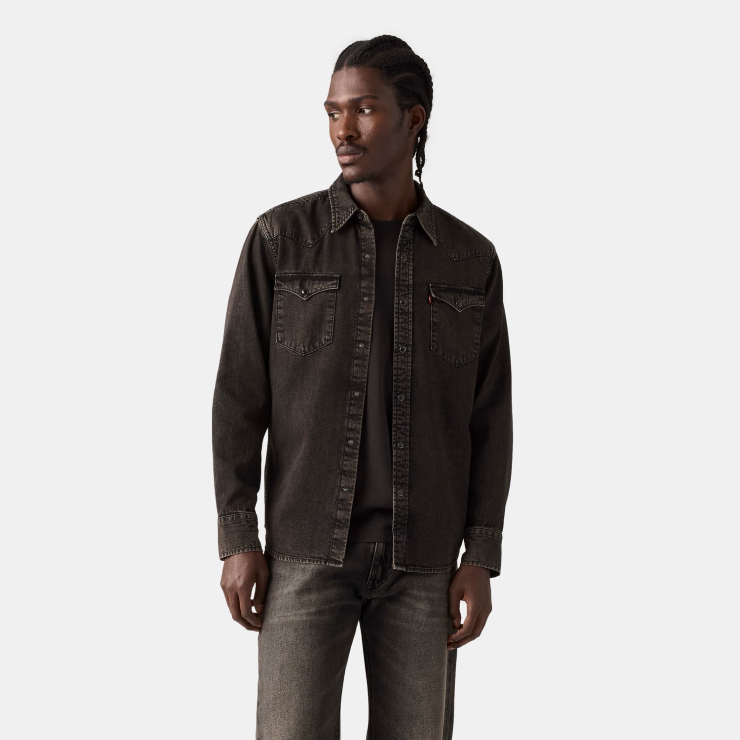 CAMISA HOMBRE WESTERN STANDARD NEGRO LEVIS 85745-0341 - 1