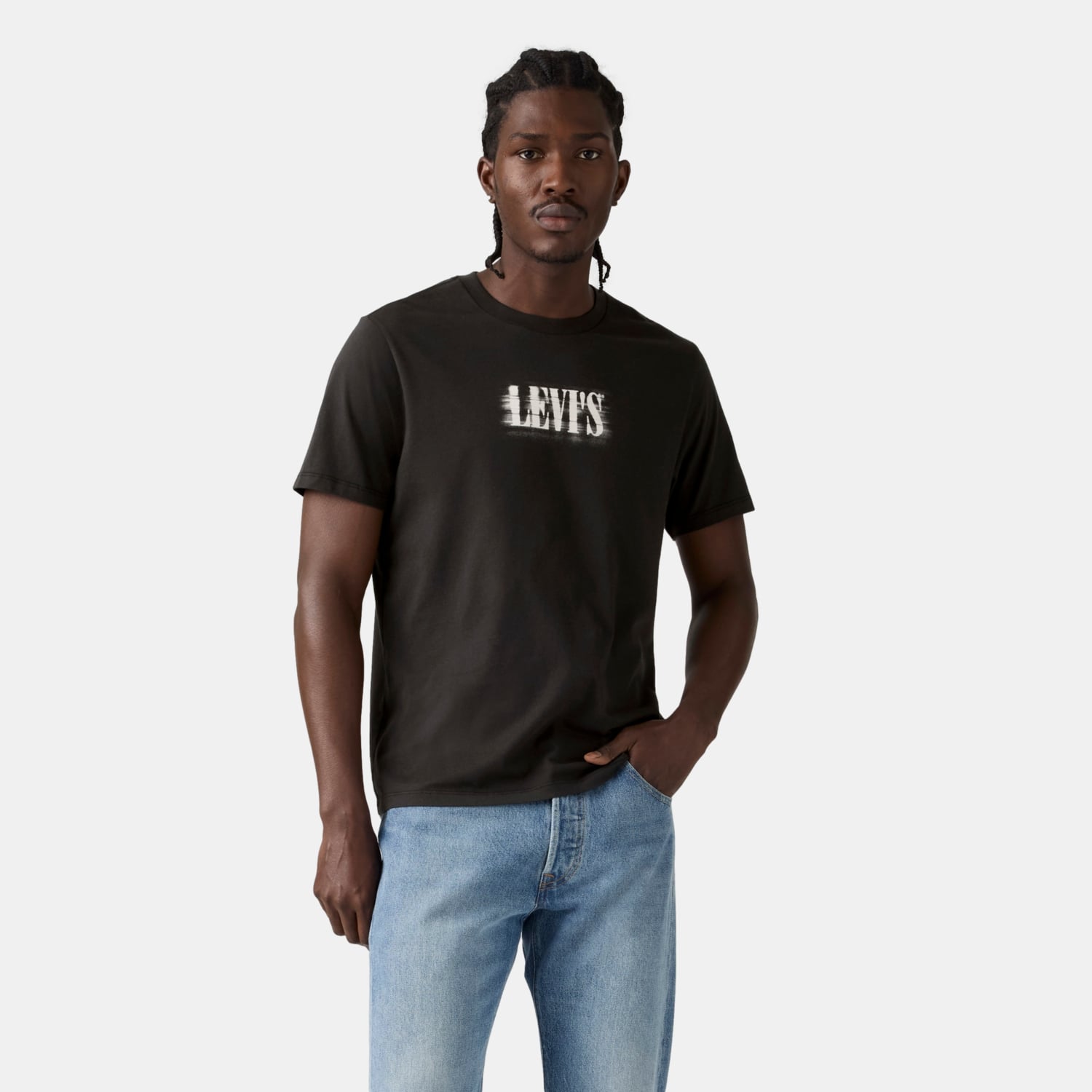 POLO HOMBRE GRAPHIC CREWNECK TEE NEGRO LEVIS 22491-2182 - 1