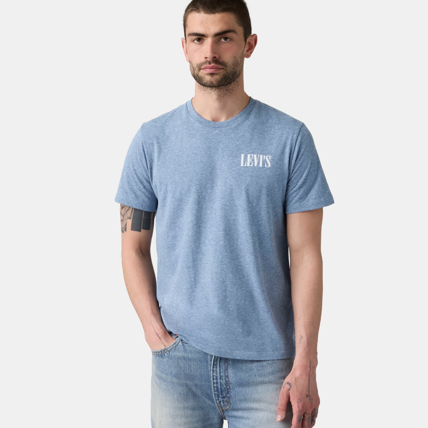 POLO HOMBRE GRAPHIC CREWNECK TEE AZUL LEVIS 22491-2159 - 3
