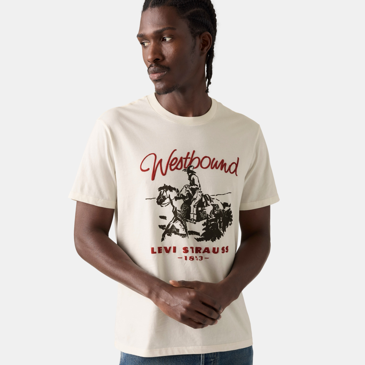 POLO HOMBRE GRAPHIC CREWNECK TEE BEIGE LEVIS 22491-2170 - 3