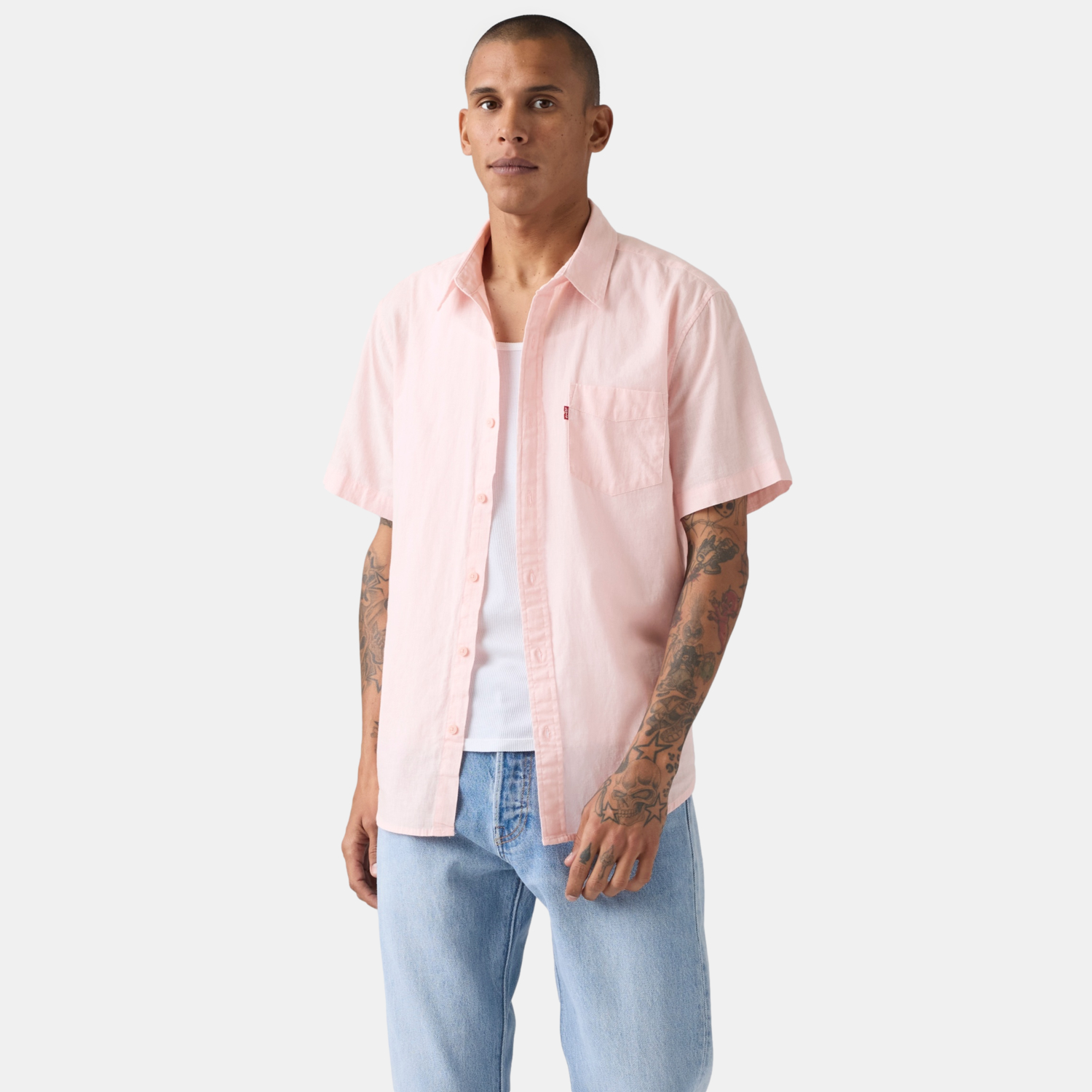 CAMISA HOMBRE CLASSIC STANDARD ROSADO LEVIS 86627-0346 - 1