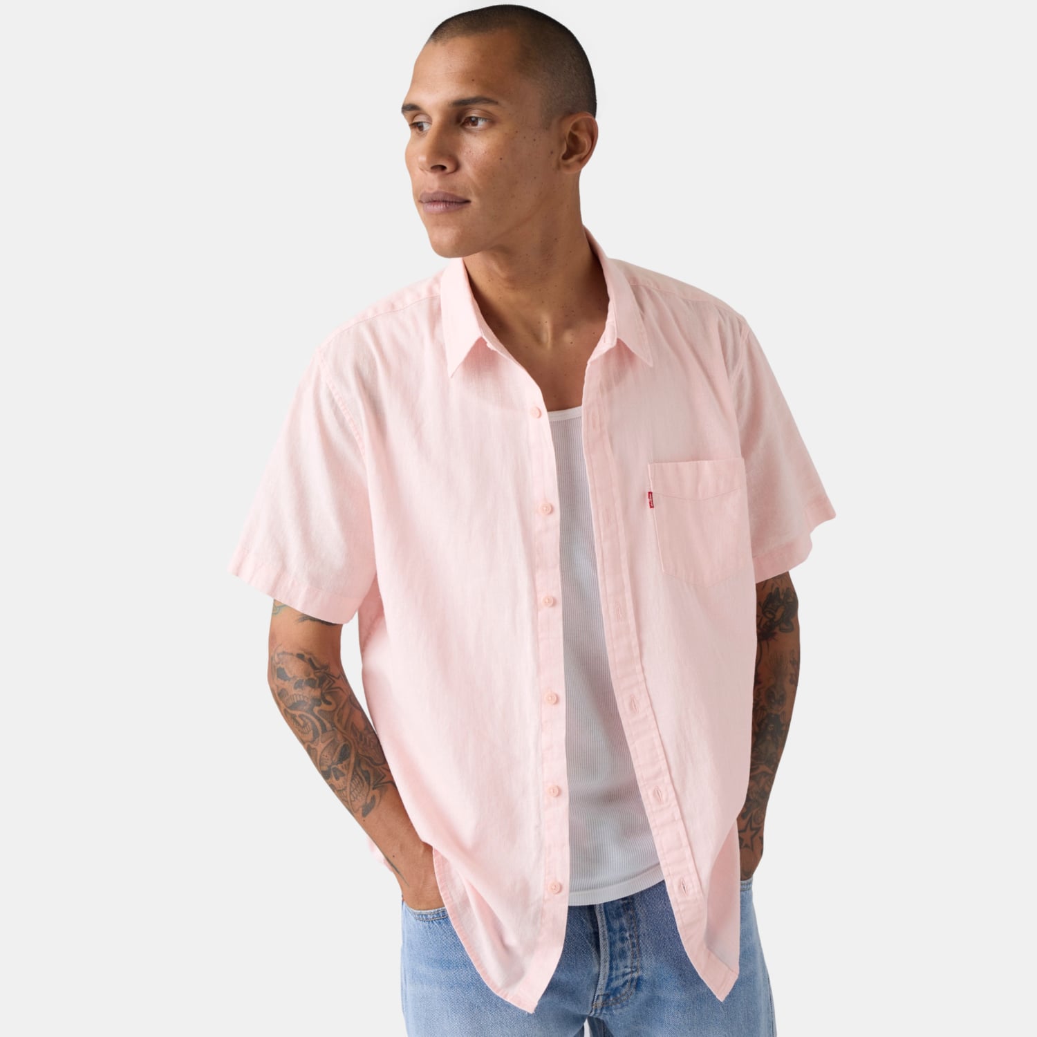 CAMISA HOMBRE CLASSIC STANDARD ROSADO LEVIS 86627-0346 - 3