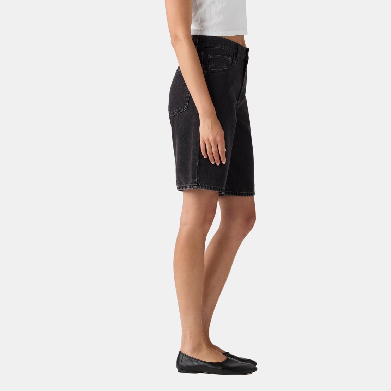 SHORTS MUJER BAGGY DAD JORT NEGRO LEVIS 000MJ-0009 - 3