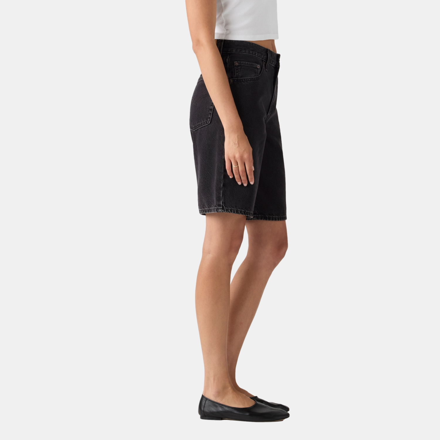 SHORTS MUJER BAGGY DAD JORT NEGRO LEVIS 000MJ-0009 - 3