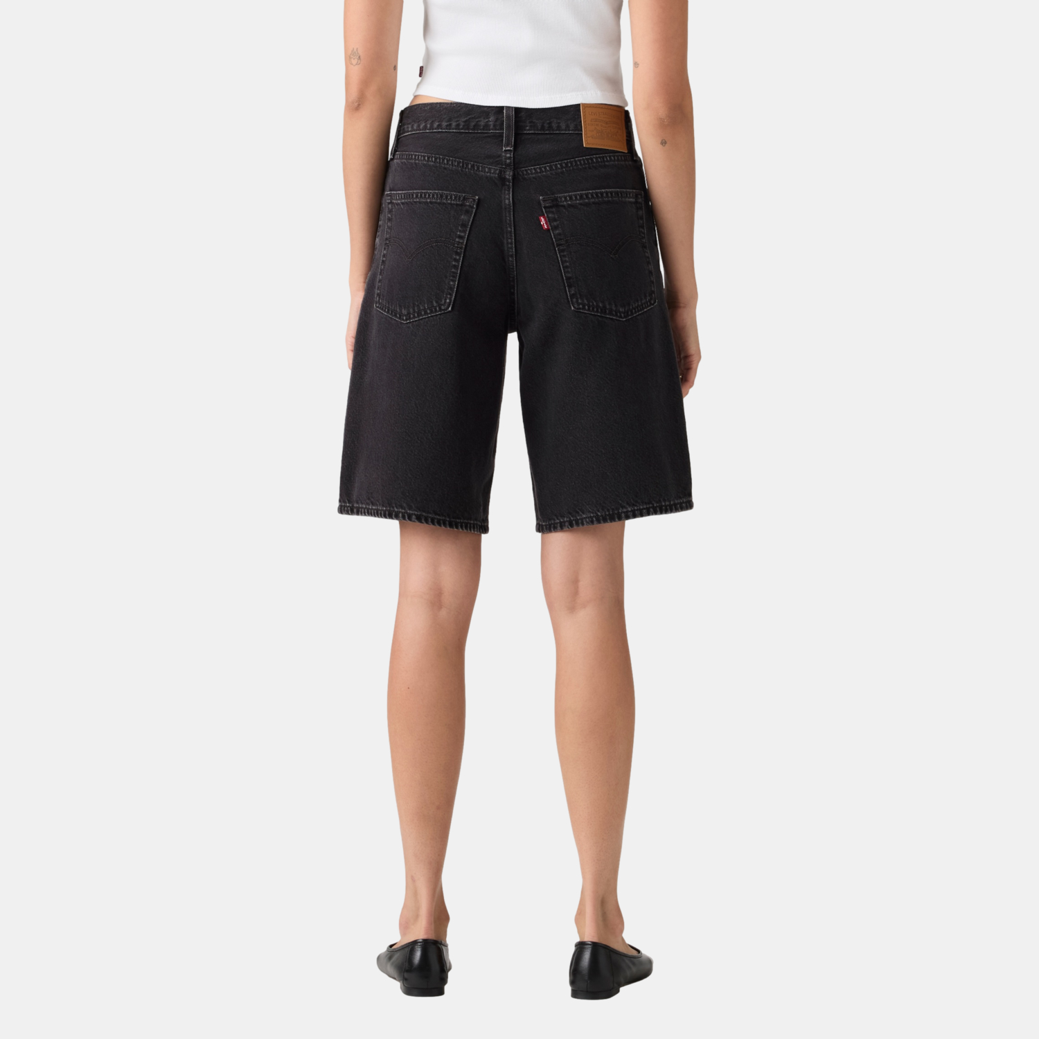 SHORTS MUJER BAGGY DAD JORT NEGRO LEVIS 000MJ-0009 - 4