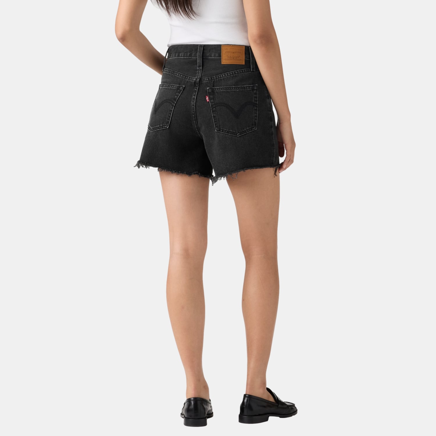 SHORTS MUJER RIBCAGE ZIP NEGRO LEVIS 005DS-0005 - 4