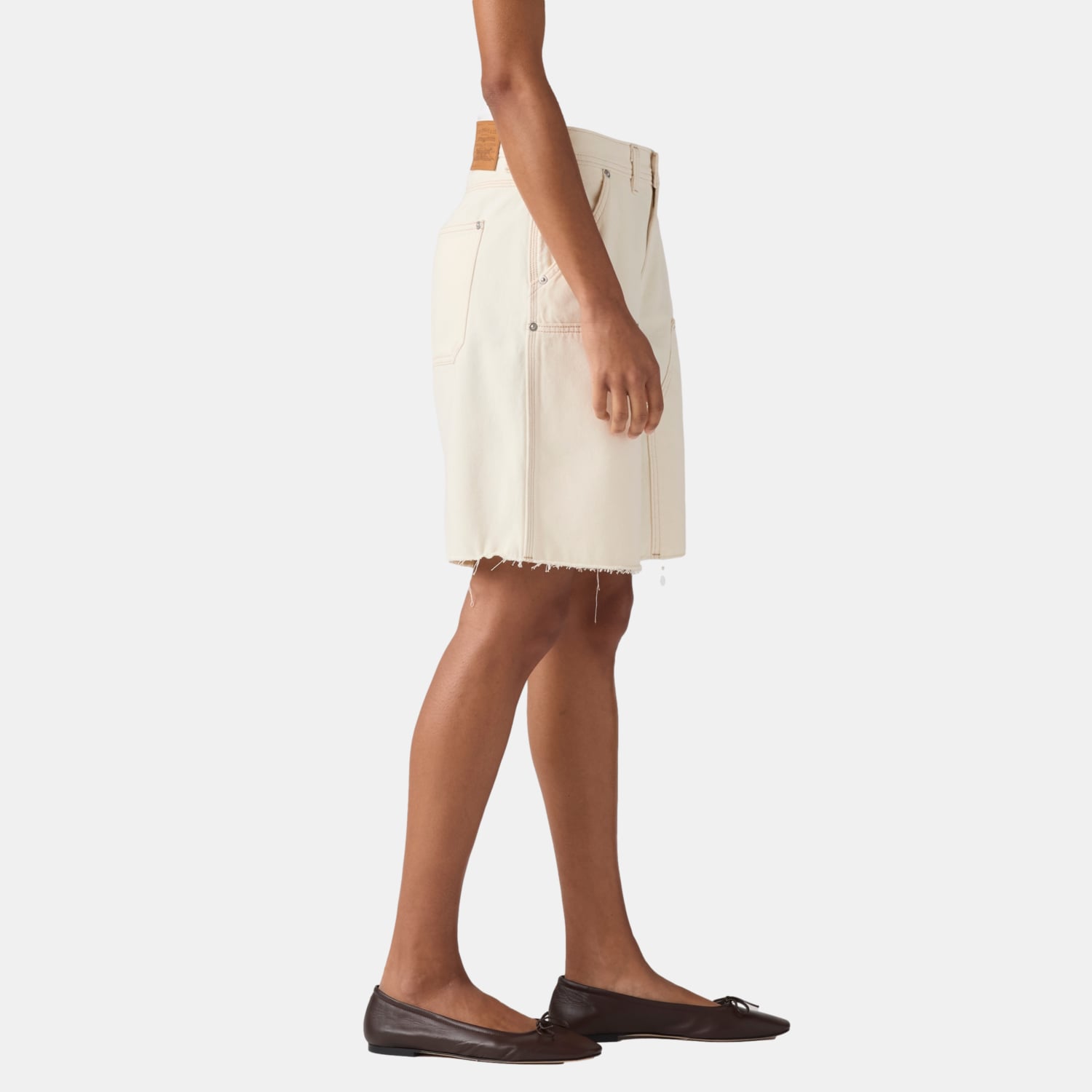 SHORTS MUJER BAGGY DAD UTILITY BLANCO LEVIS 005LU-0002 - 3