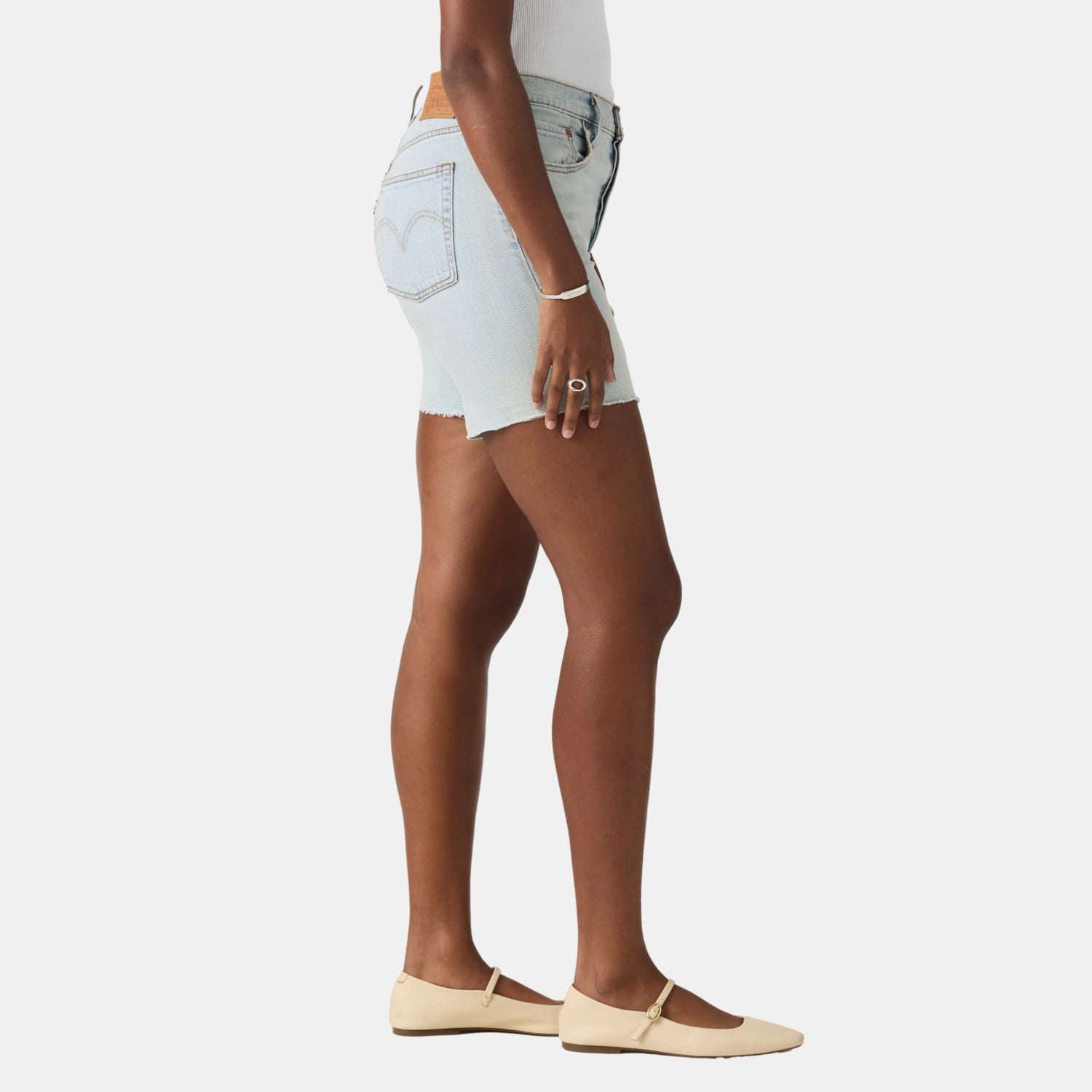 SHORTS MUJER 501 MID THIGH CELESTE LEVIS A9296-0008 - 3