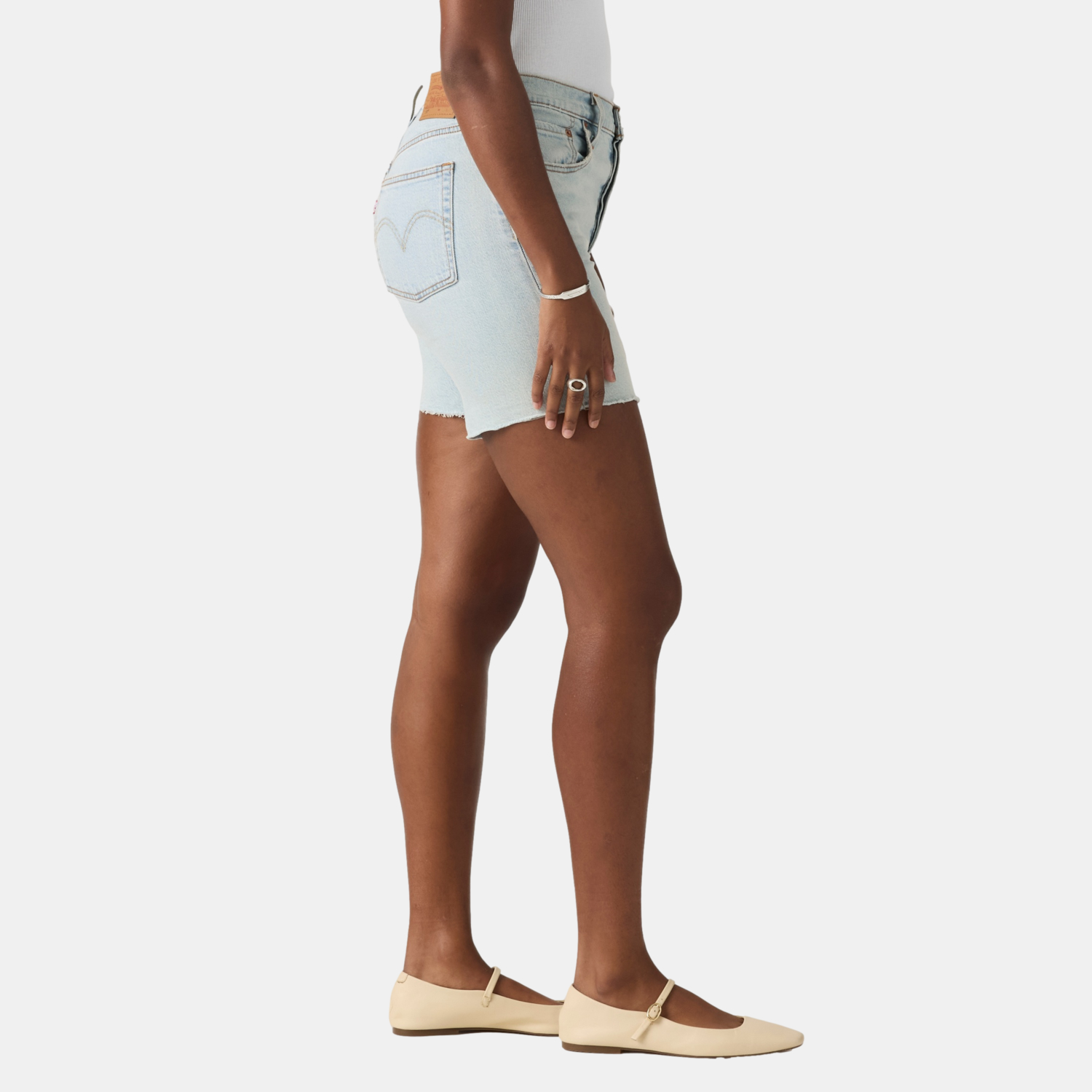 SHORTS MUJER 501 MID THIGH CELESTE LEVIS A9296-0008 - 3