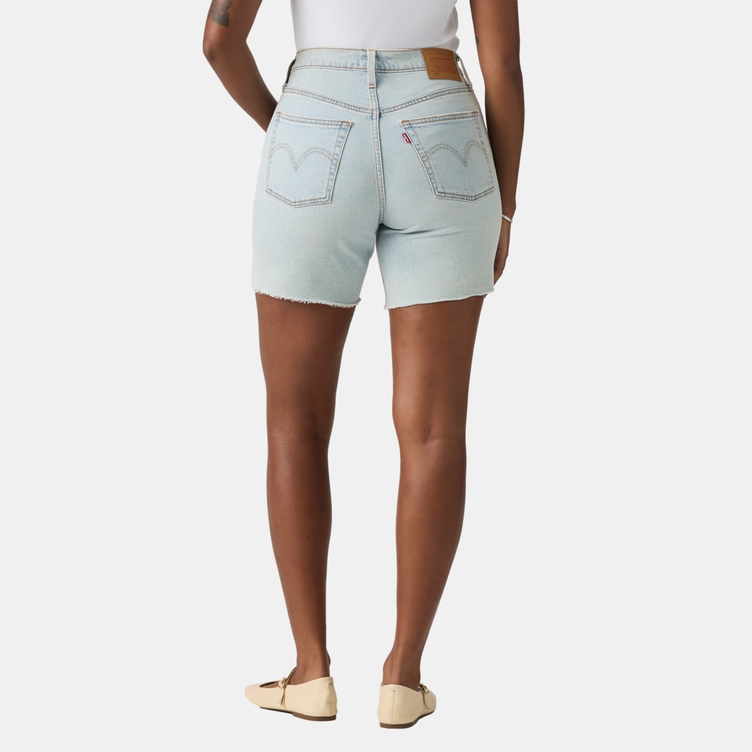 SHORTS MUJER 501 MID THIGH CELESTE LEVIS A9296-0008 - 4