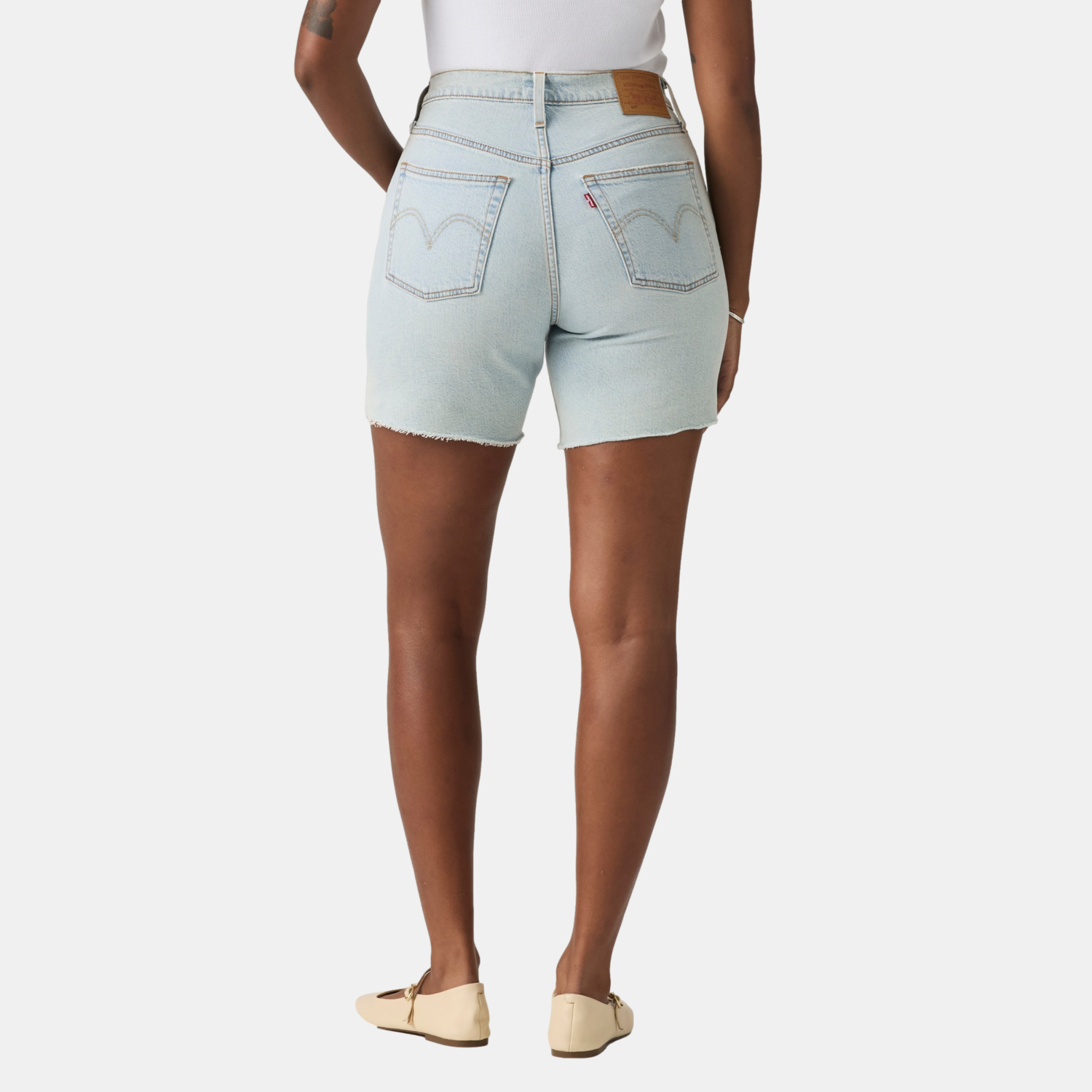 SHORTS MUJER 501 MID THIGH CELESTE LEVIS A9296-0008 - 4