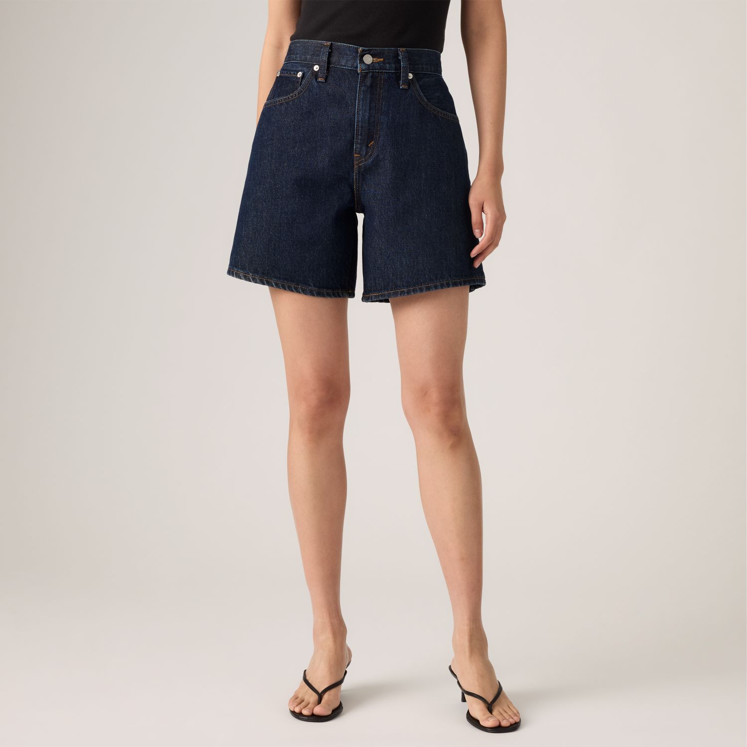 SHORTS MUJER HIGH BAGGY AZUL LEVIS A9311-0006 - 1