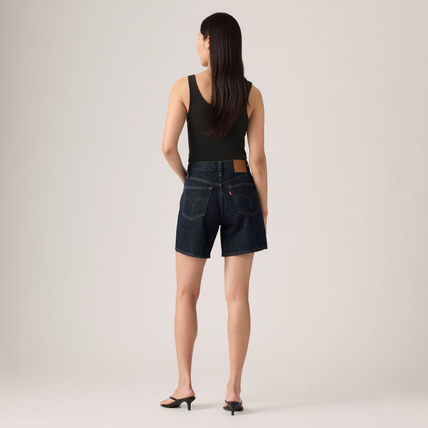 SHORTS MUJER HIGH BAGGY AZUL LEVIS A9311-0006 - 3
