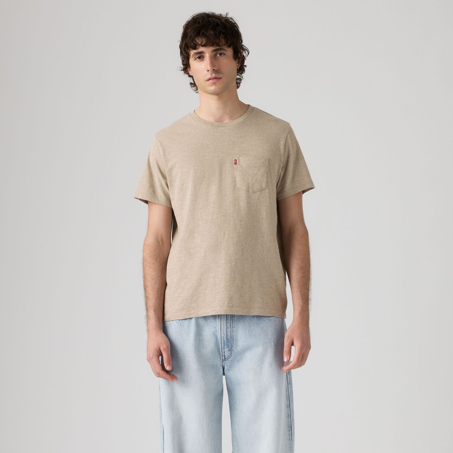 POLO HOMBRE CLASSIC POCKET TEE BEIGE LEVIS 19342-0529 - 1