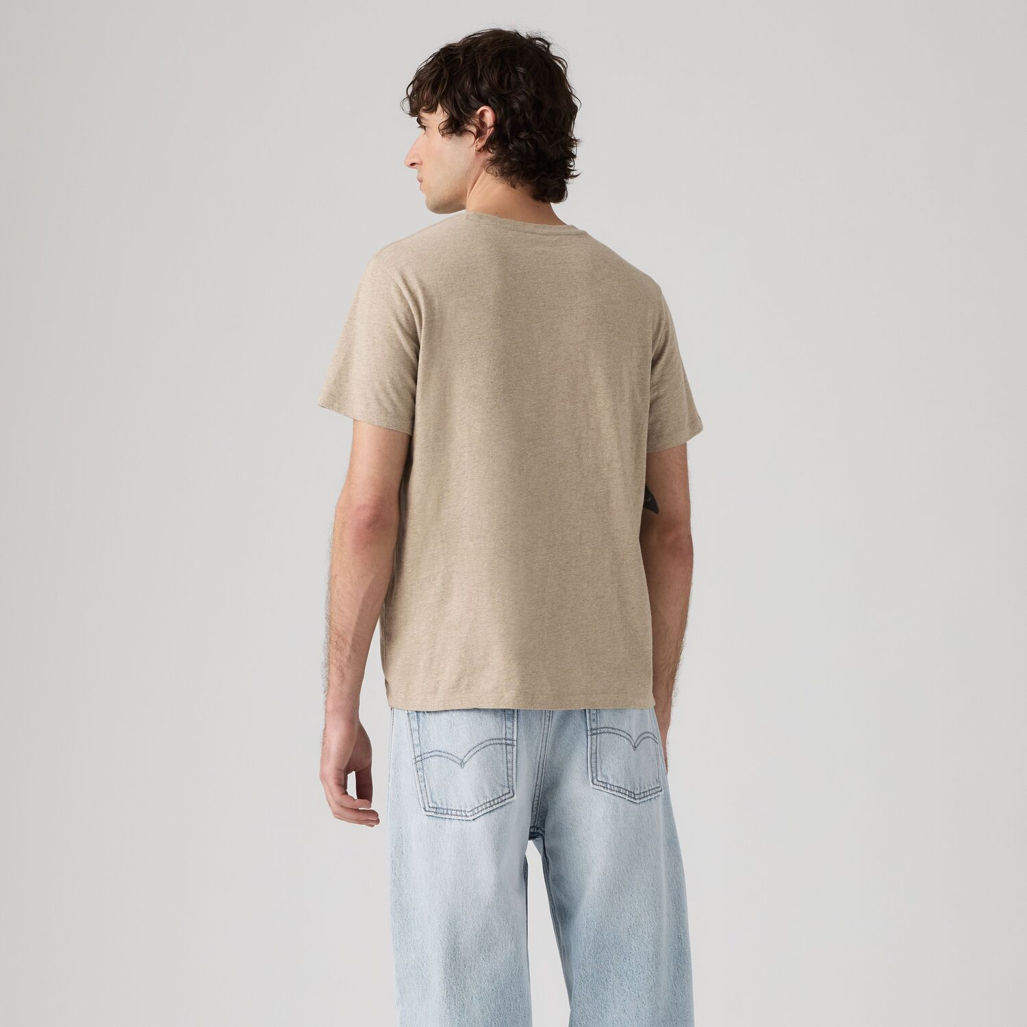 POLO HOMBRE CLASSIC POCKET TEE BEIGE LEVIS 19342-0529 - 2