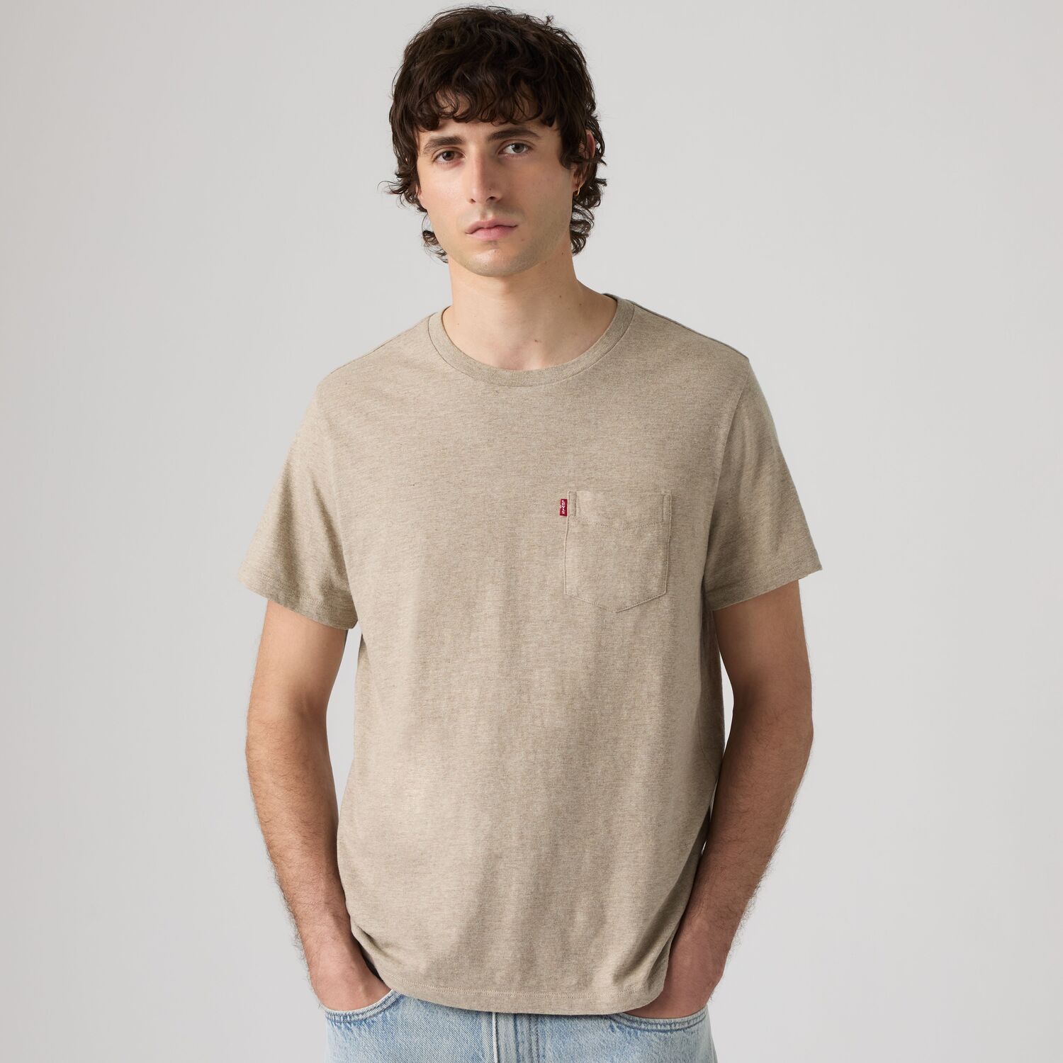 POLO HOMBRE CLASSIC POCKET TEE BEIGE LEVIS 19342-0529 - 3