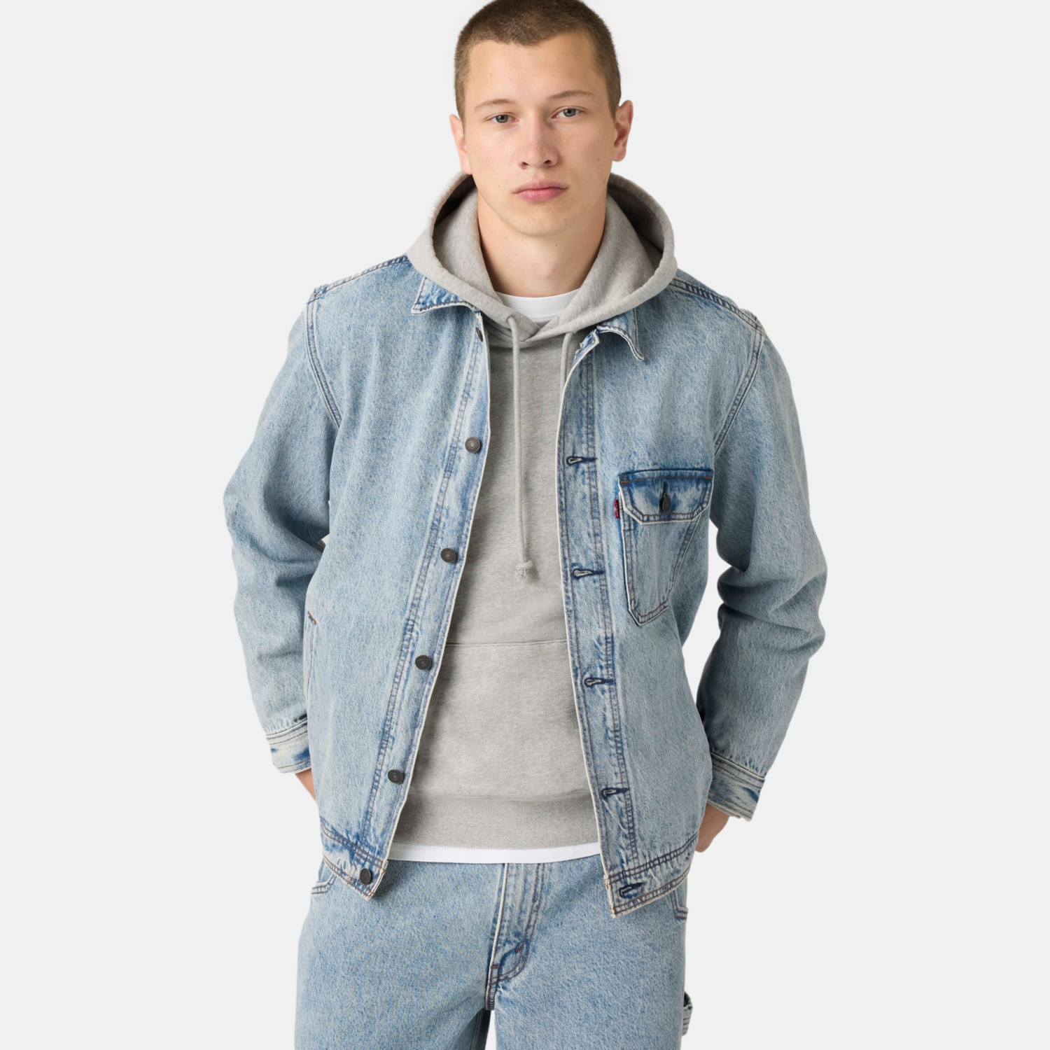 CASACA HOMBRE WALNUT SPRINGS TRUCKER AZUL LEVIS 007X2-0001 - 3