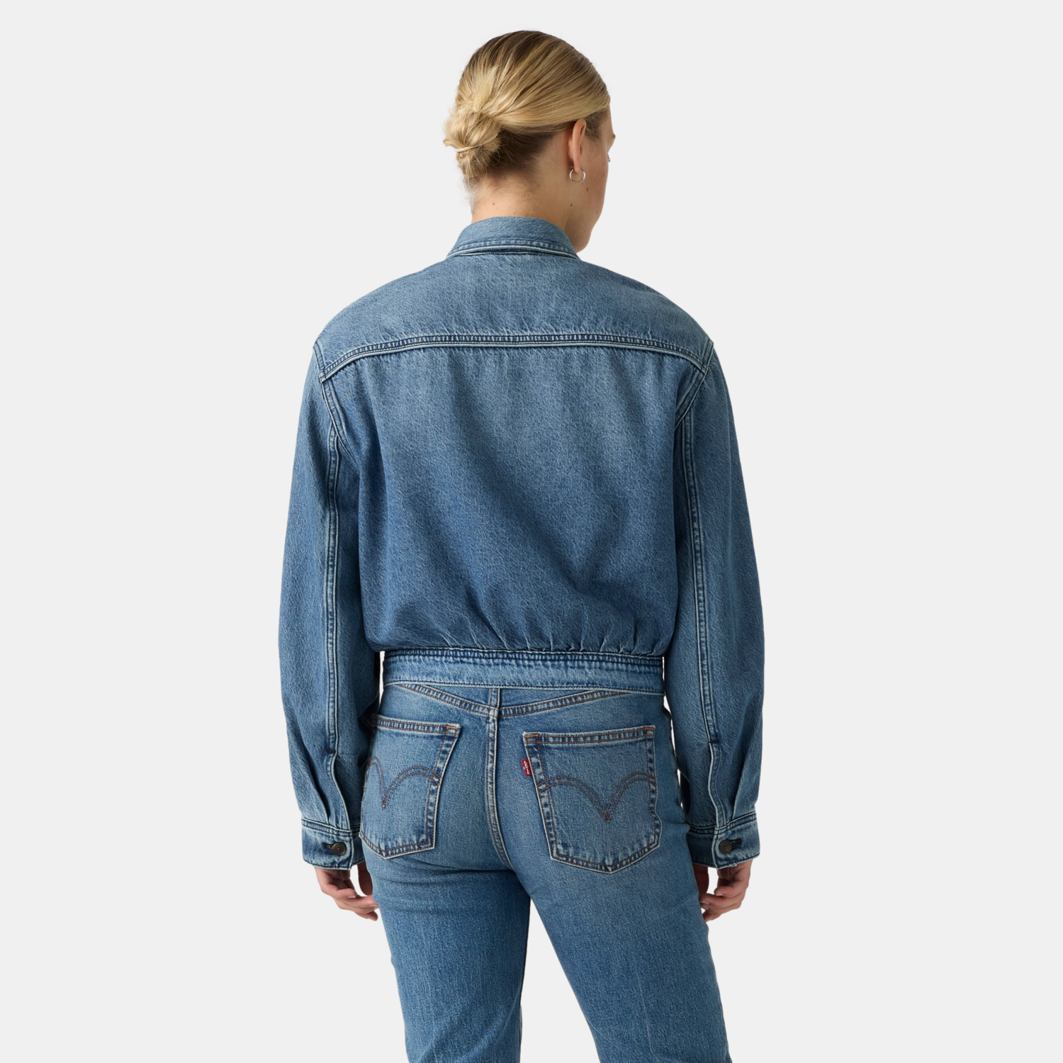 CASACA MUJER DANI WESTERN HARRINGTON AZUL LEVIS 006RM-0000 - 2