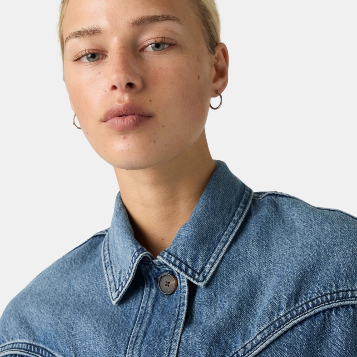 CASACA MUJER DANI WESTERN HARRINGTON AZUL LEVIS 006RM-0000 - 4
