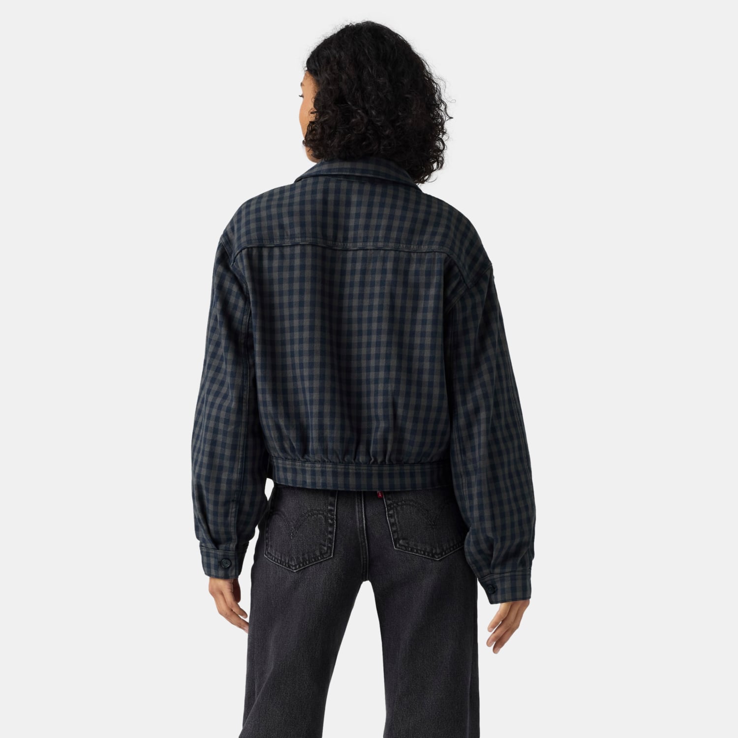 CASACA MUJER DANI WESTERN HARRINGTON AZUL LEVIS 006RM-0002 - 2