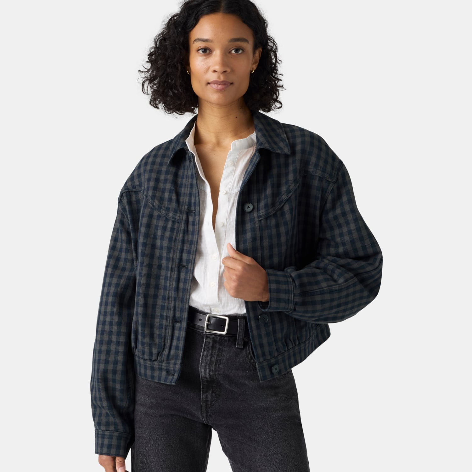 CASACA MUJER DANI WESTERN HARRINGTON AZUL LEVIS 006RM-0002 - 3