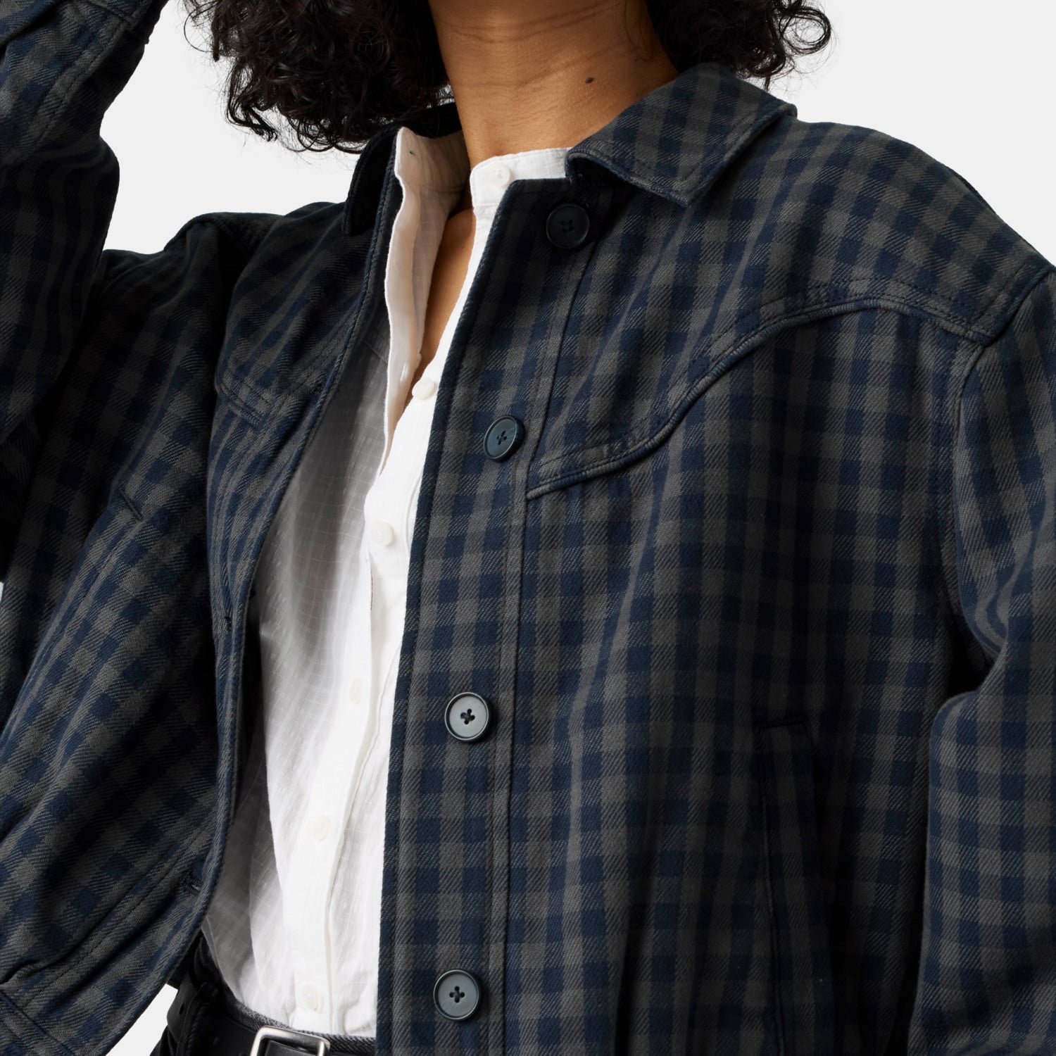 CASACA MUJER DANI WESTERN HARRINGTON AZUL LEVIS 006RM-0002 - 4