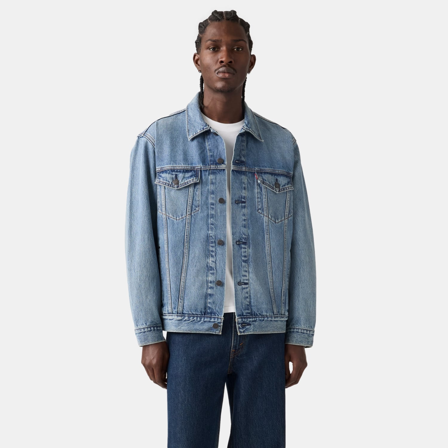 CASACA HOMBRE RELAXED FIT TRUCKER AZUL LEVIS A5782-0087 - 1