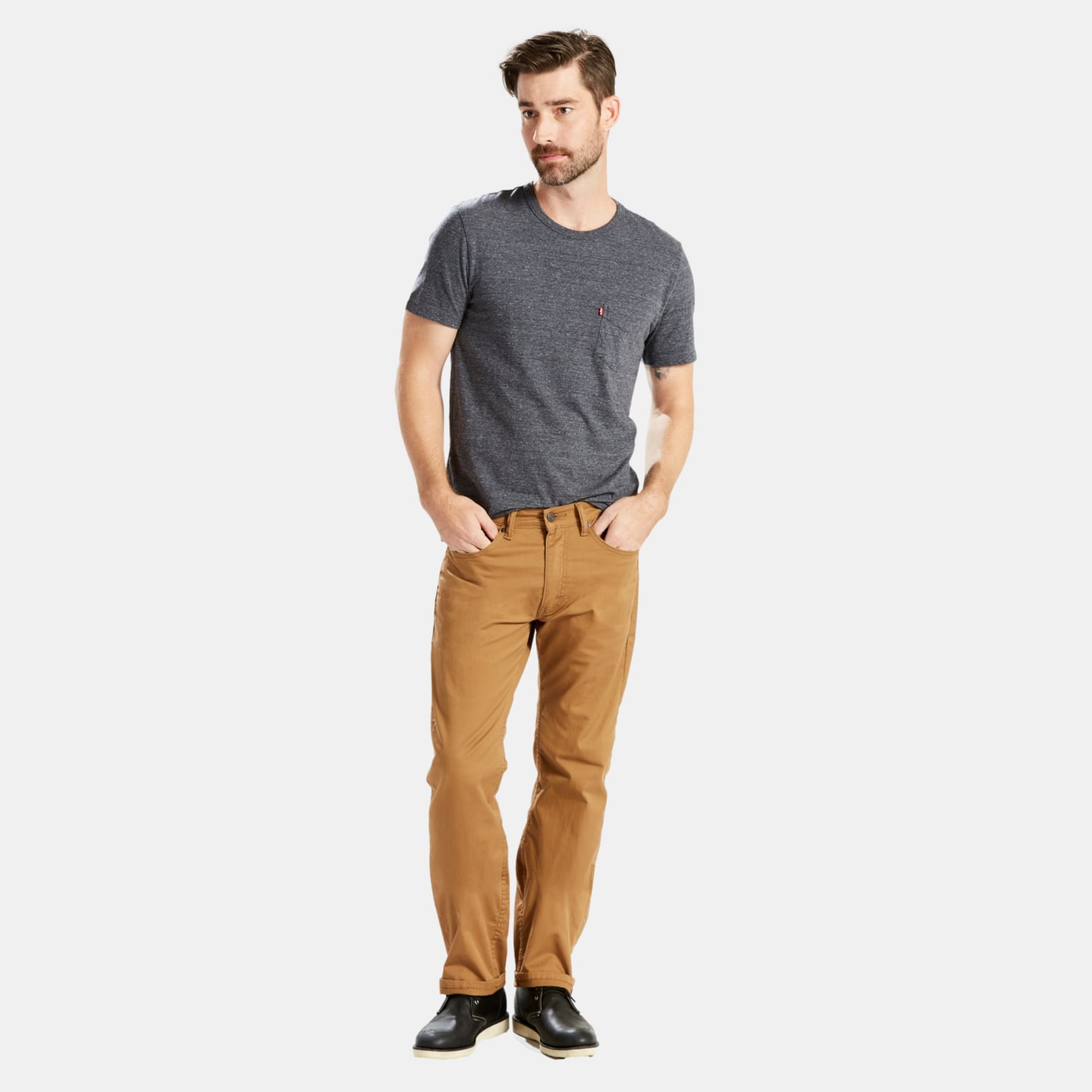 PANTALÓN HOMBRE 505 REGULAR CAFÉ LEVIS 00505-1502 - 4