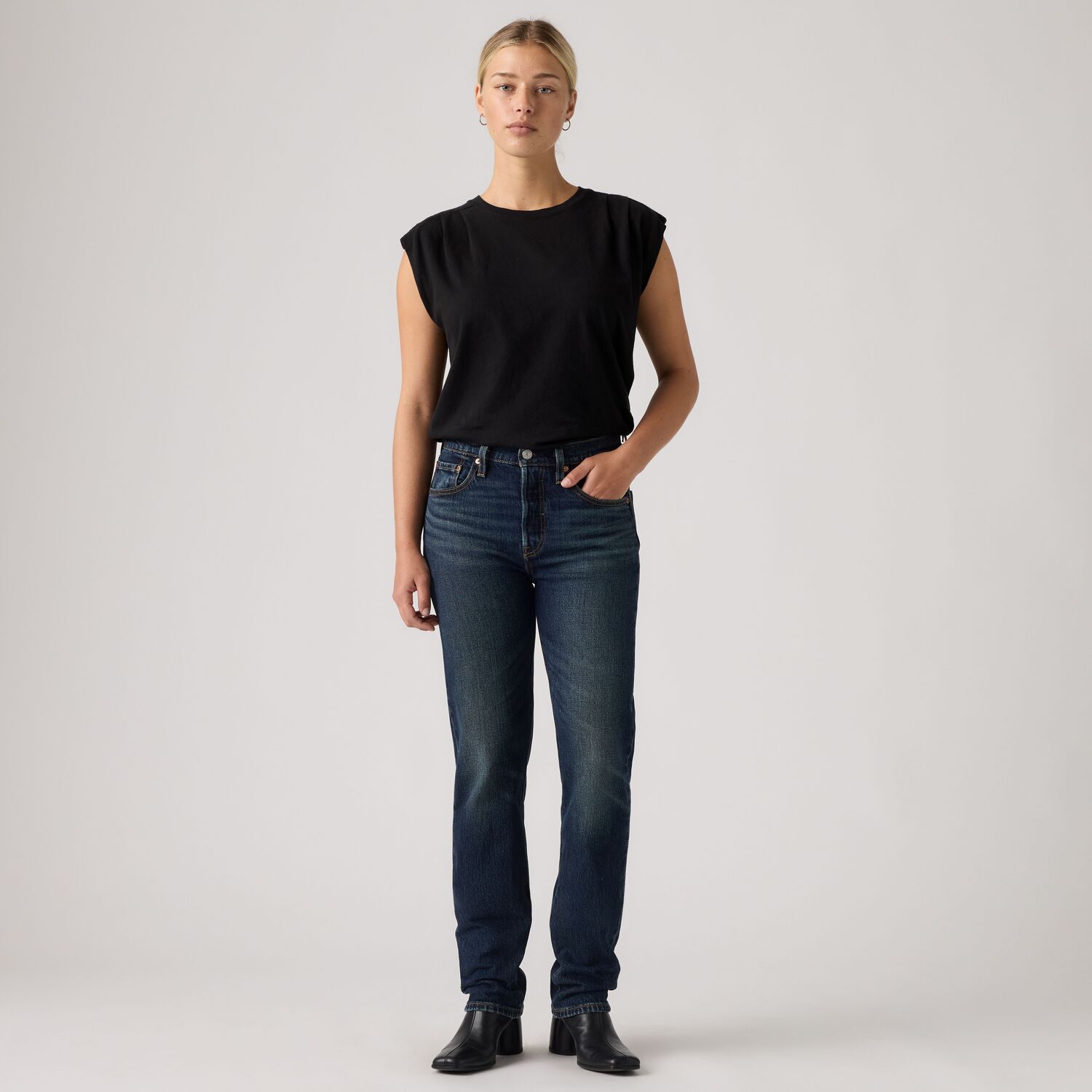 JEANS MUJER 501 FOR WOMEN AZUL LEVIS 12501-0681 - 2