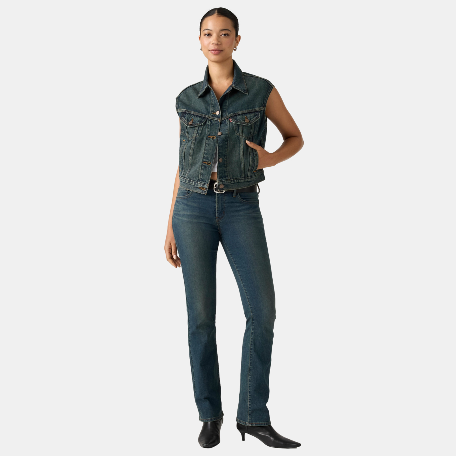 JEANS MUJER 315 SHAPING BOOT AZUL LEVIS 19632-0184 - 5