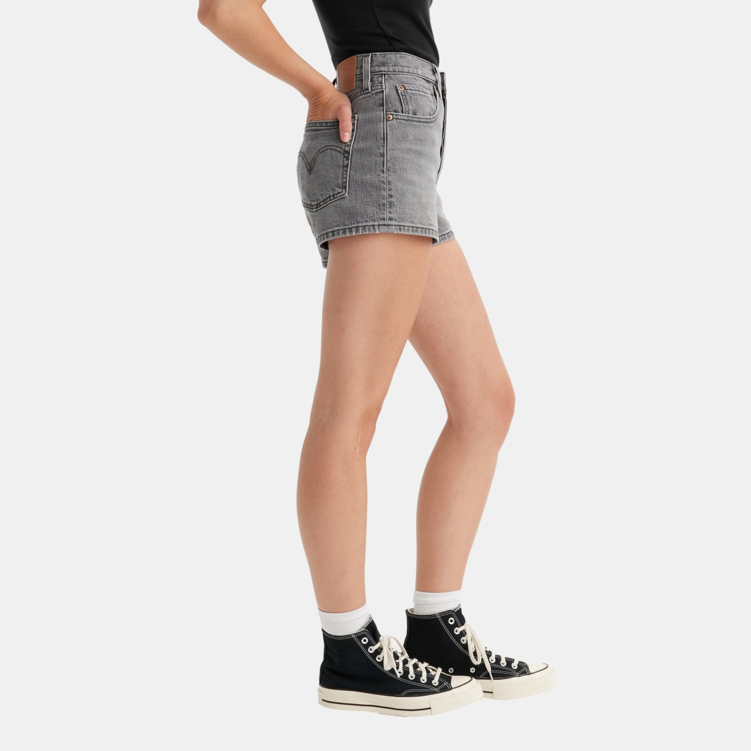 SHORTS MUJER 501 GRIS LEVIS 56327-0405 - 3