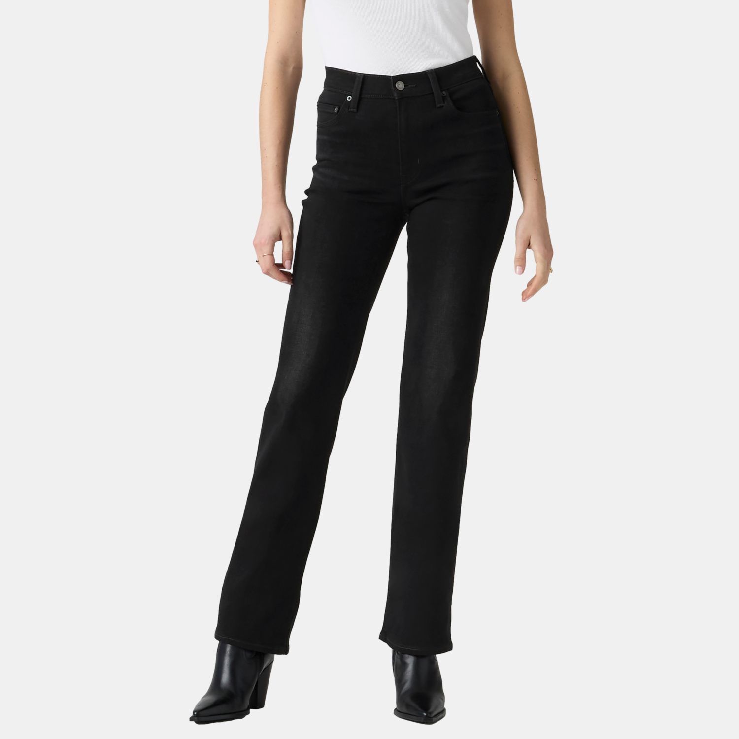 JEANS MUJER 723 HIGH RISE STRAIGHT NEGRO LEVIS 008SY-0000 - 1