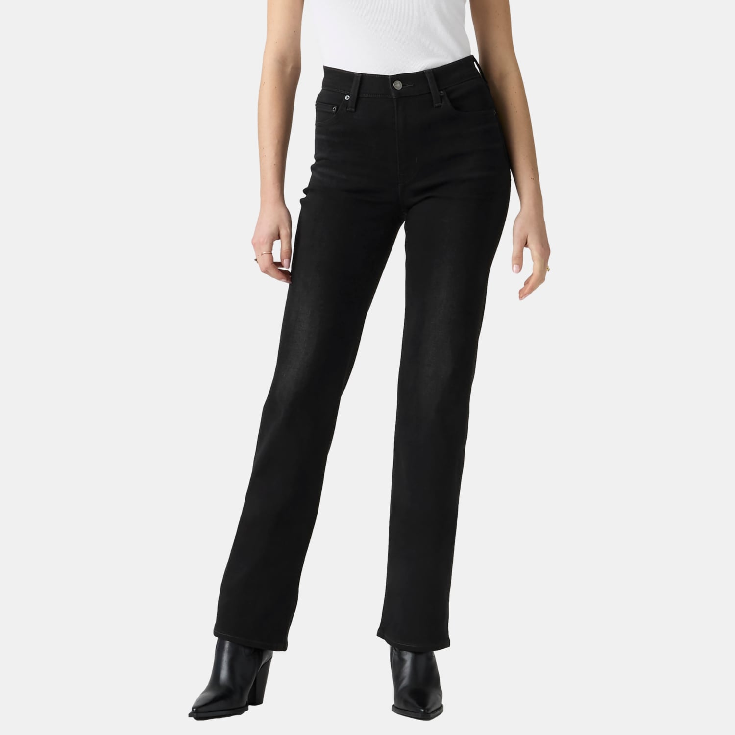 JEANS MUJER 723 HIGH RISE STRAIGHT NEGRO LEVIS 008SY-0000 - 1