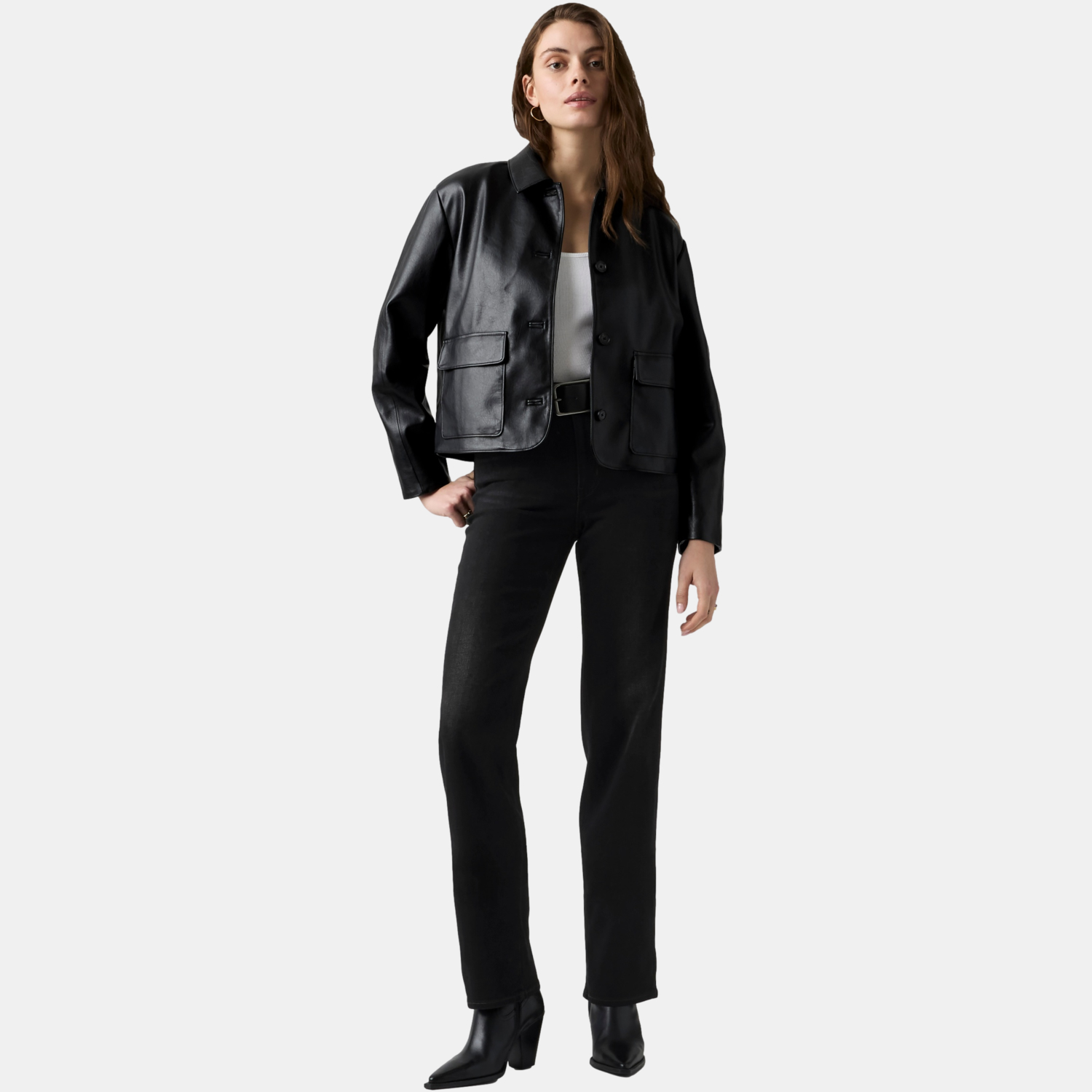 JEANS MUJER 723 HIGH RISE STRAIGHT NEGRO LEVIS 008SY-0000 - 4