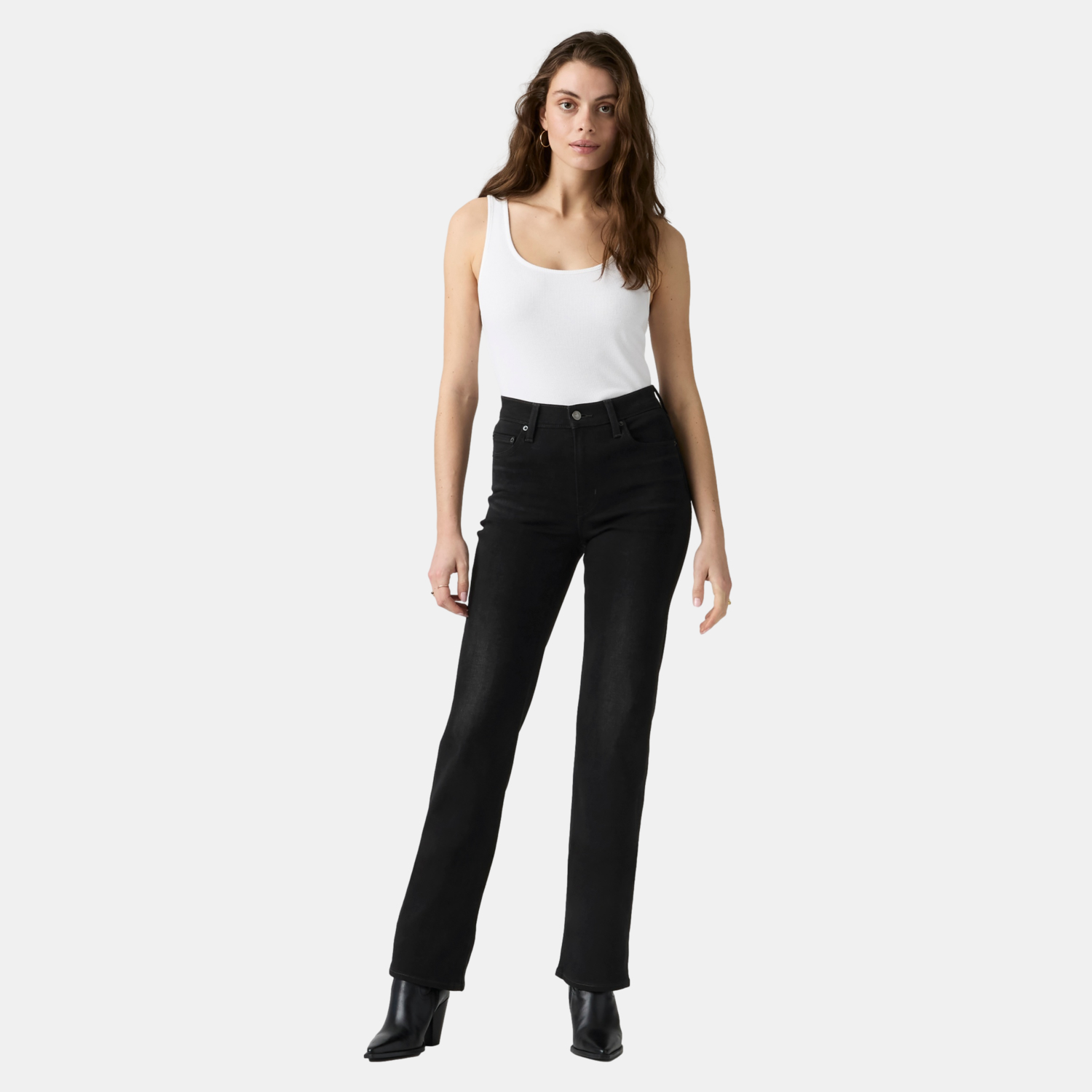 JEANS MUJER 723 HIGH RISE STRAIGHT NEGRO LEVIS 008SY-0000 - 5