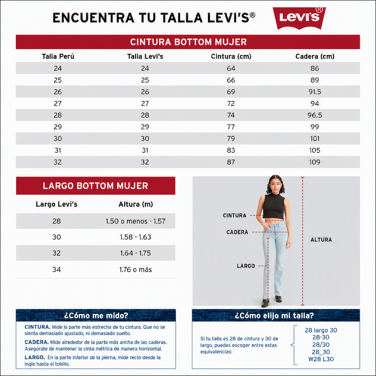 JEANS MUJER 723 HIGH RISE STRAIGHT NEGRO LEVIS 008SY-0000 - 6