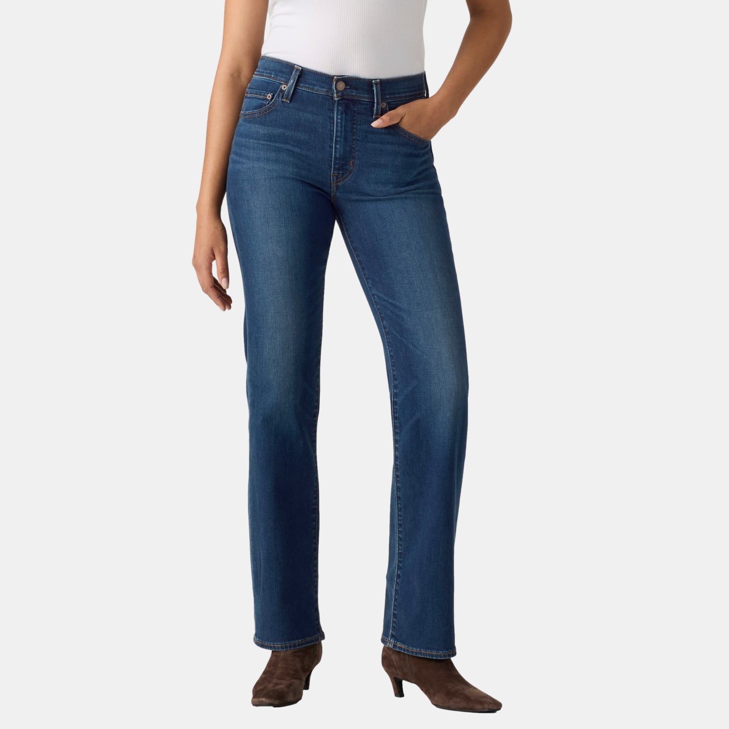JEANS MUJER 723 HIGH RISE STRAIGHT AZUL LEVIS 008SY-0002 - 1
