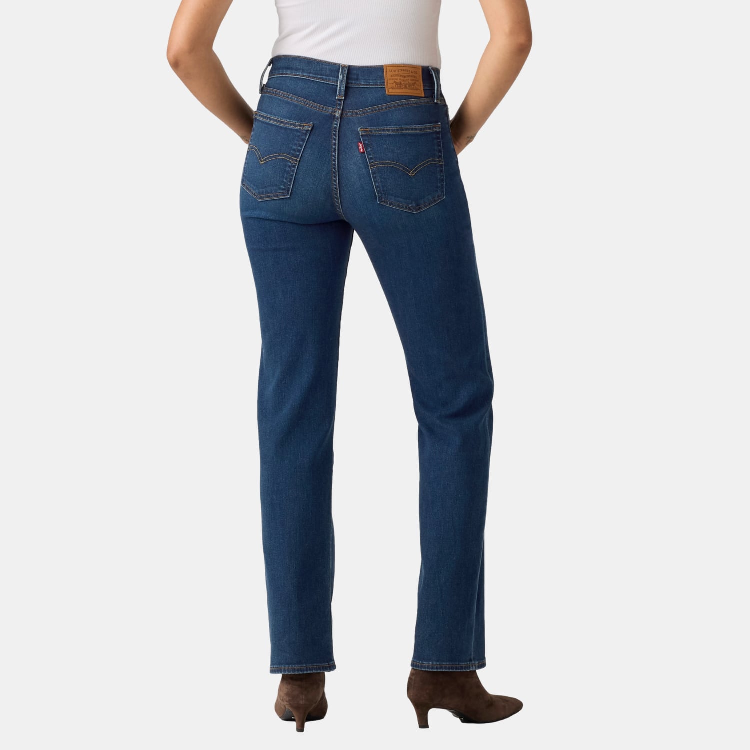 JEANS MUJER 723 HIGH RISE STRAIGHT AZUL LEVIS 008SY-0002 - 3