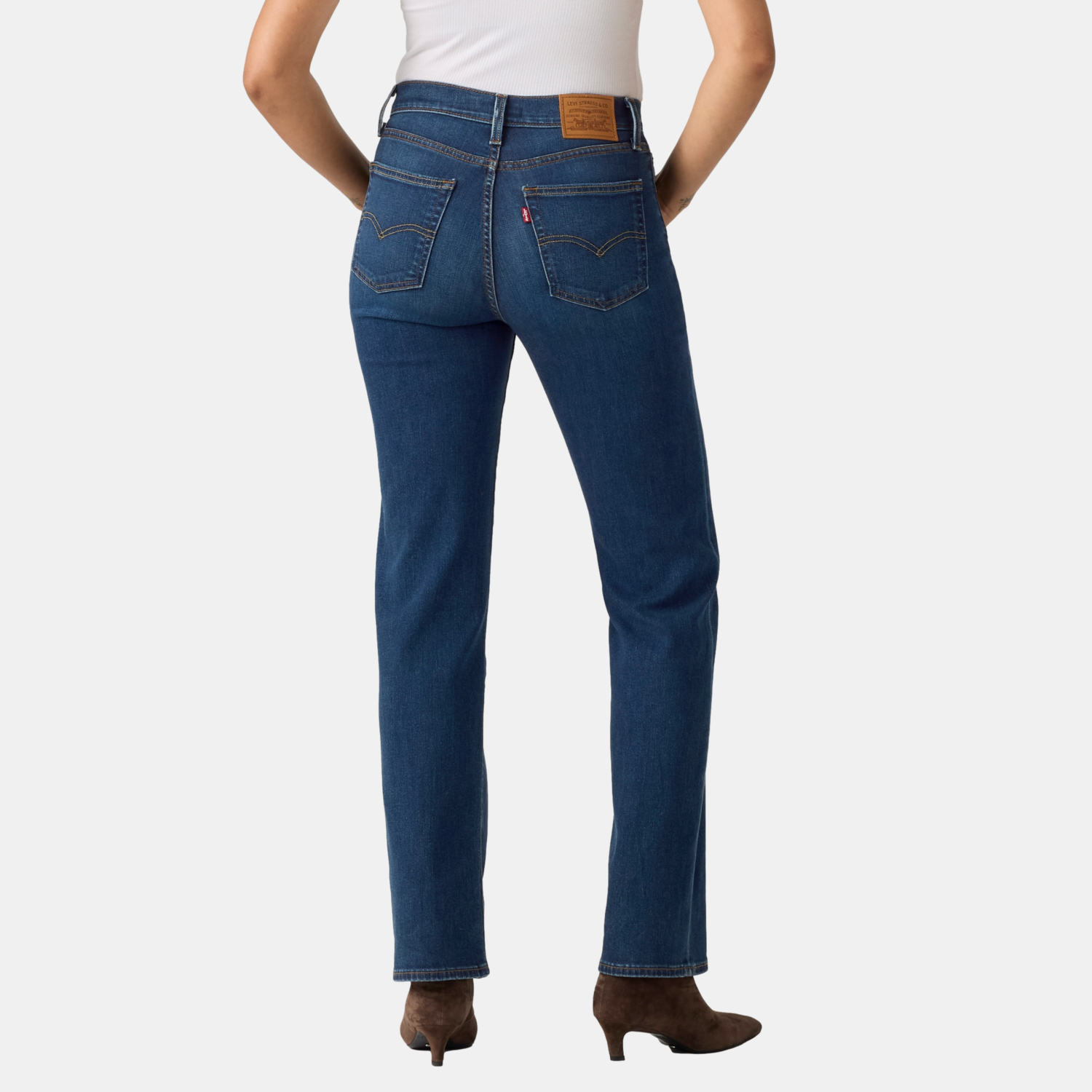 JEANS MUJER 723 HIGH RISE STRAIGHT AZUL LEVIS 008SY-0002 - 4